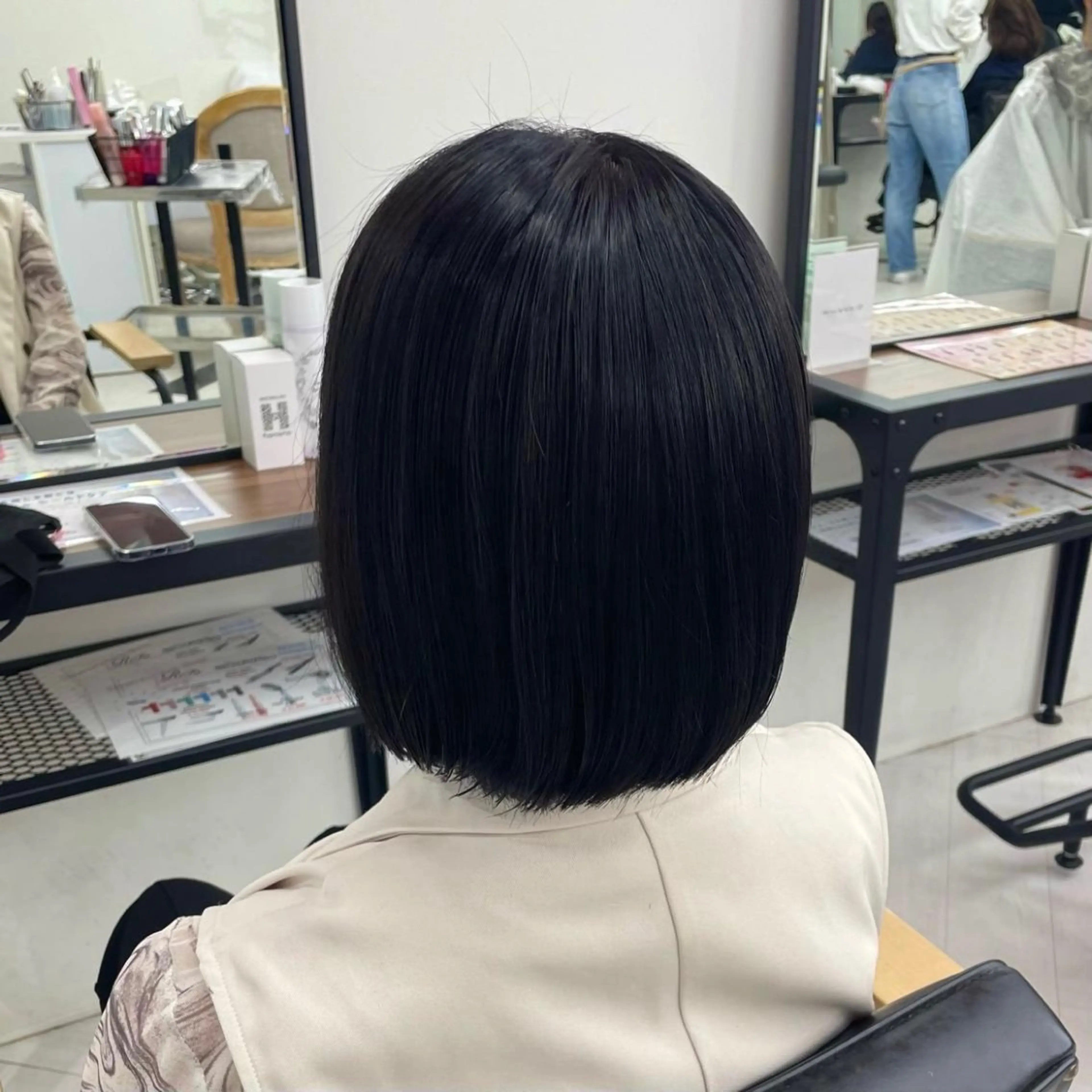 ショート カラー パーマ ヘアアレンジ メンズ 髪質改善 トリートメント mona/ ストレートスタイル✨のヘアスタイル