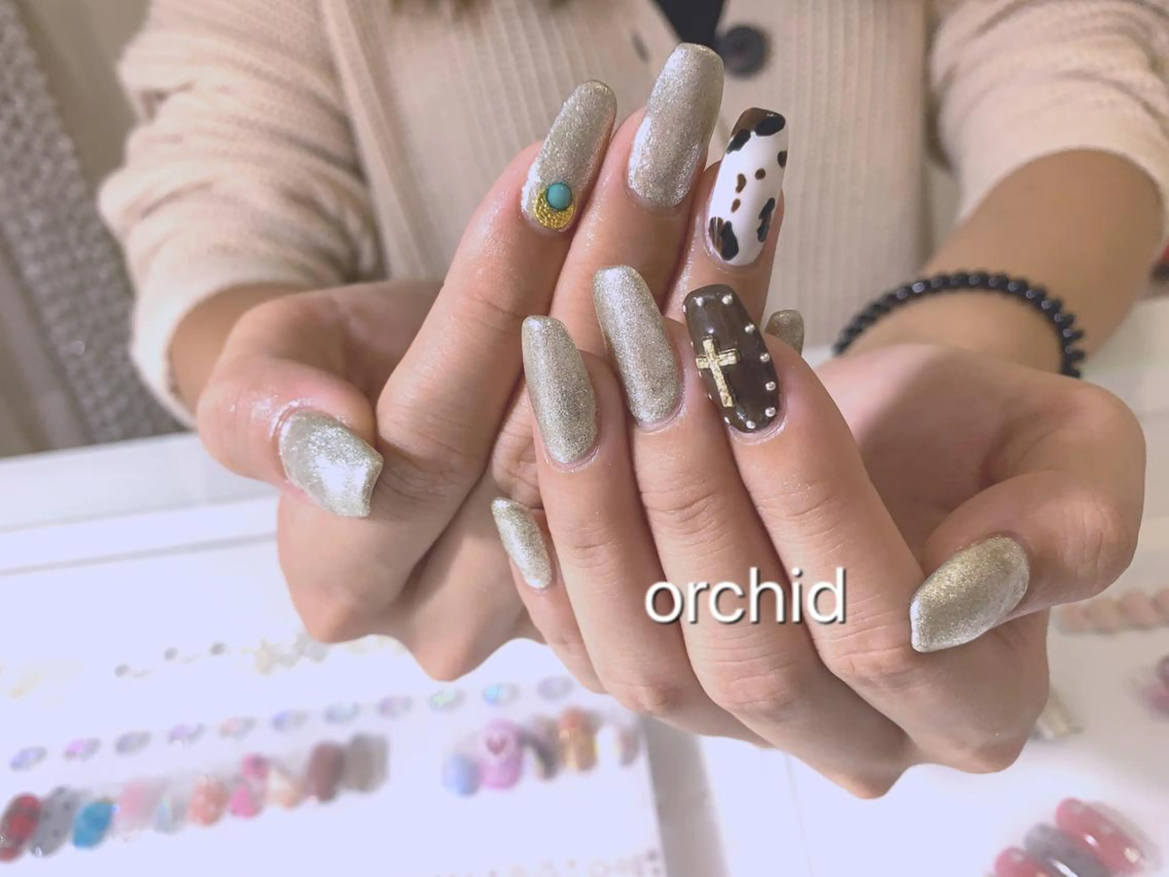 ネイル orchid ♡オーキッドのネイルデザイン
