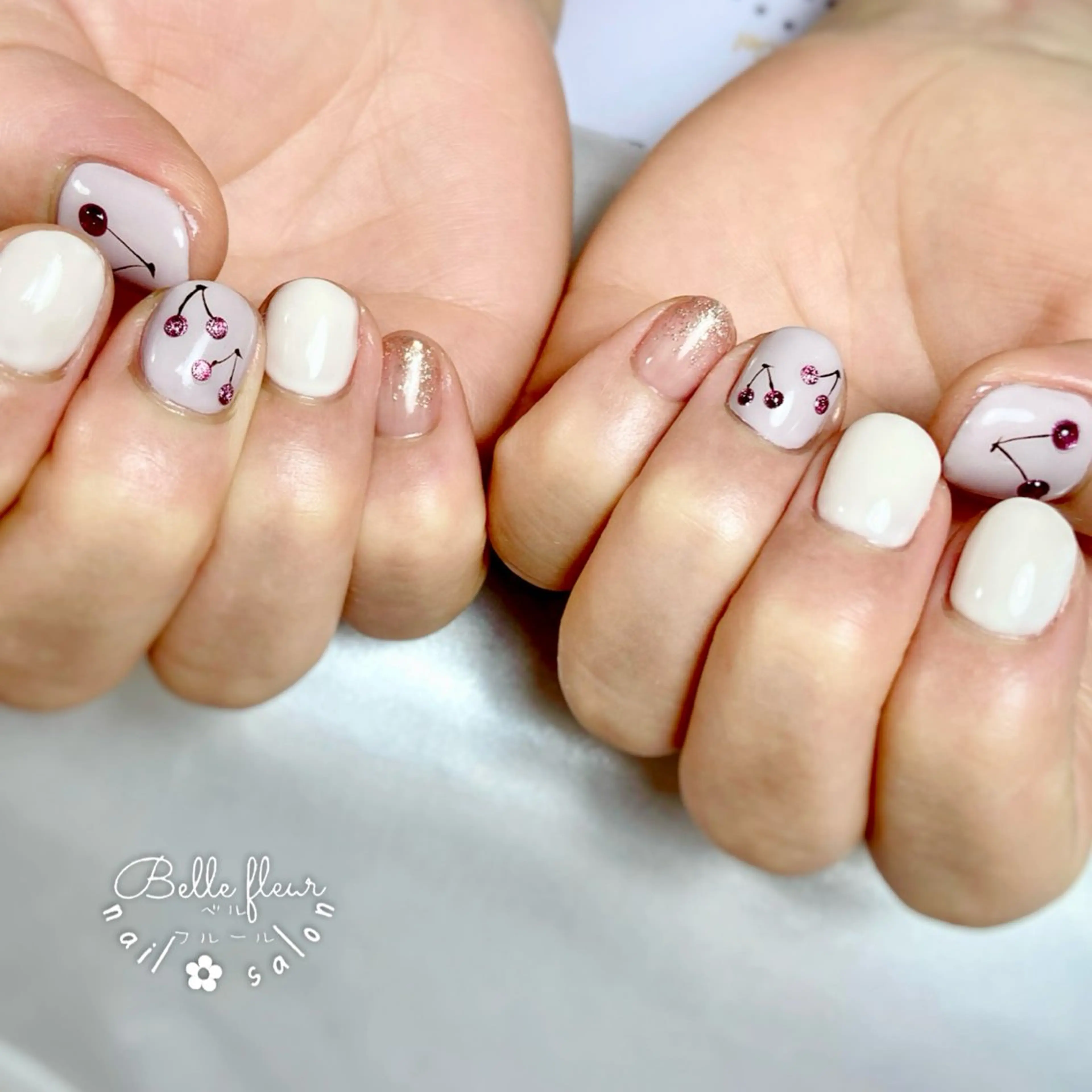 ネイル ハンドネイル ﾈｲﾙｻﾛﾝ Bellefleurのネイルデザイン