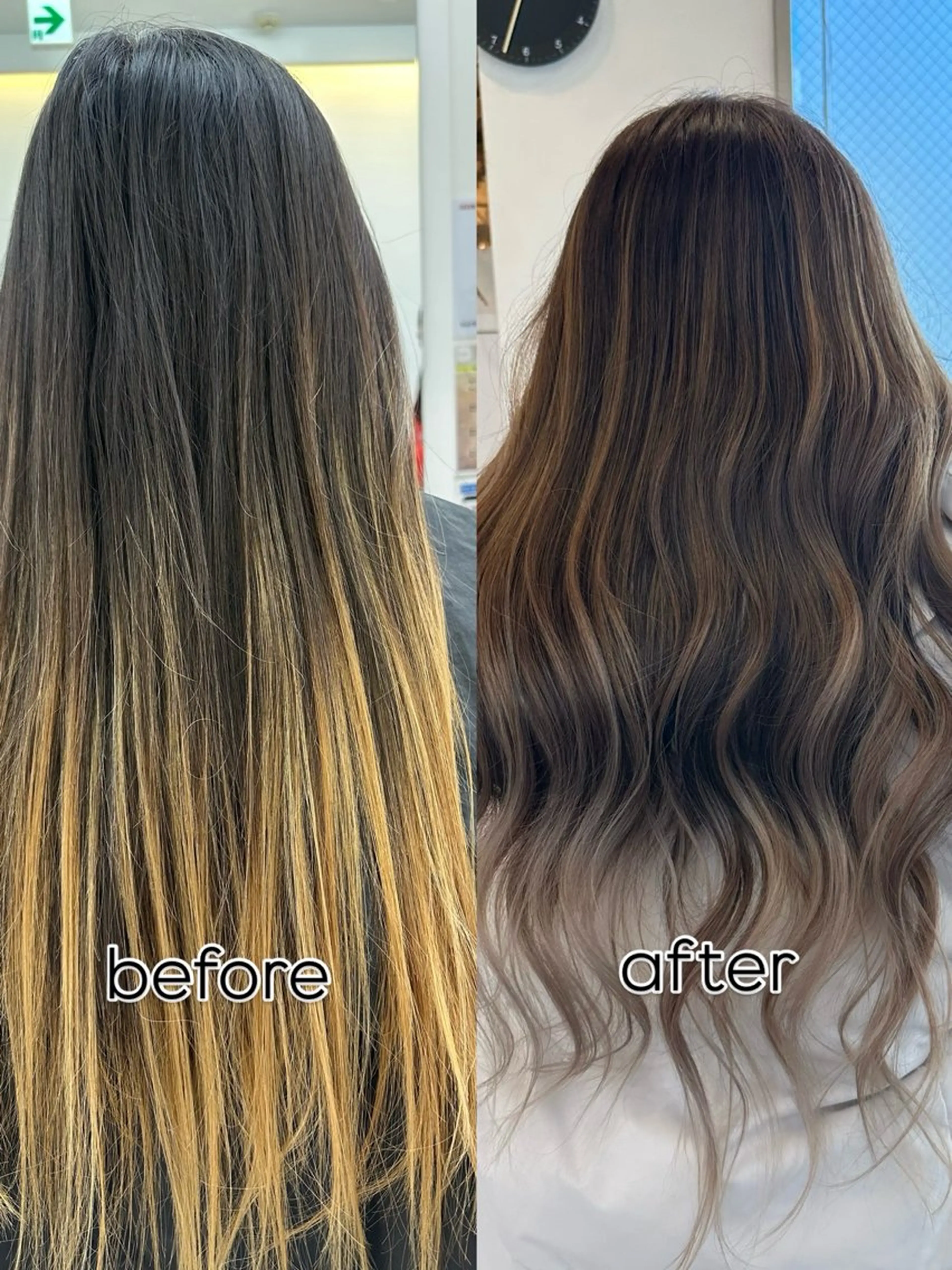 ロング カラー ヘアアレンジ カット ヘアカラー トリートメント 久米 治仁のヘアスタイル