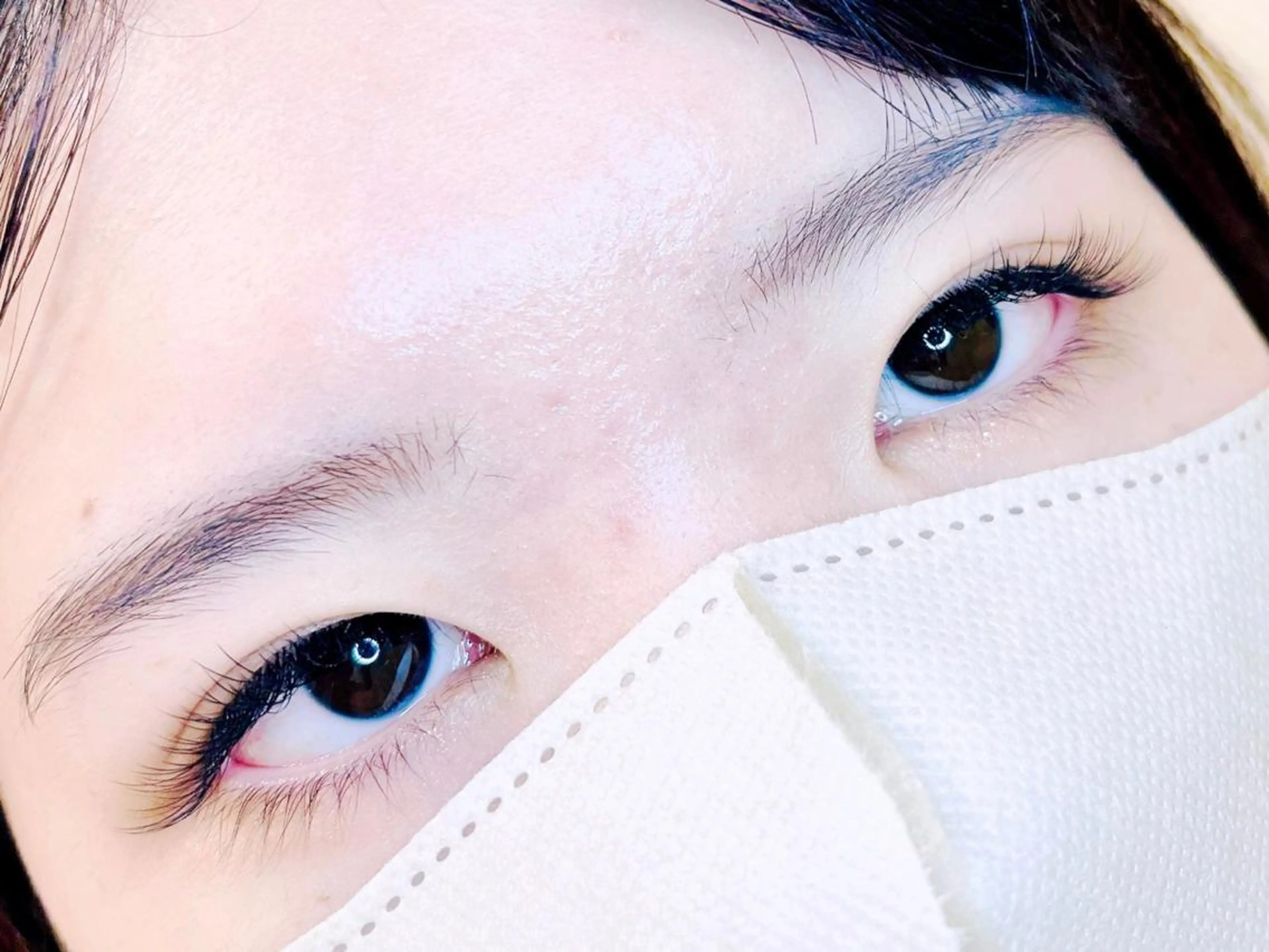 マツエク・マツパ 付け放題 バインドロック フラットラッシュ ナチュラル パリジェンヌラッシュリフト マツエク オーロラ所属・AURORA RINAのマツエク・マツパデザイン