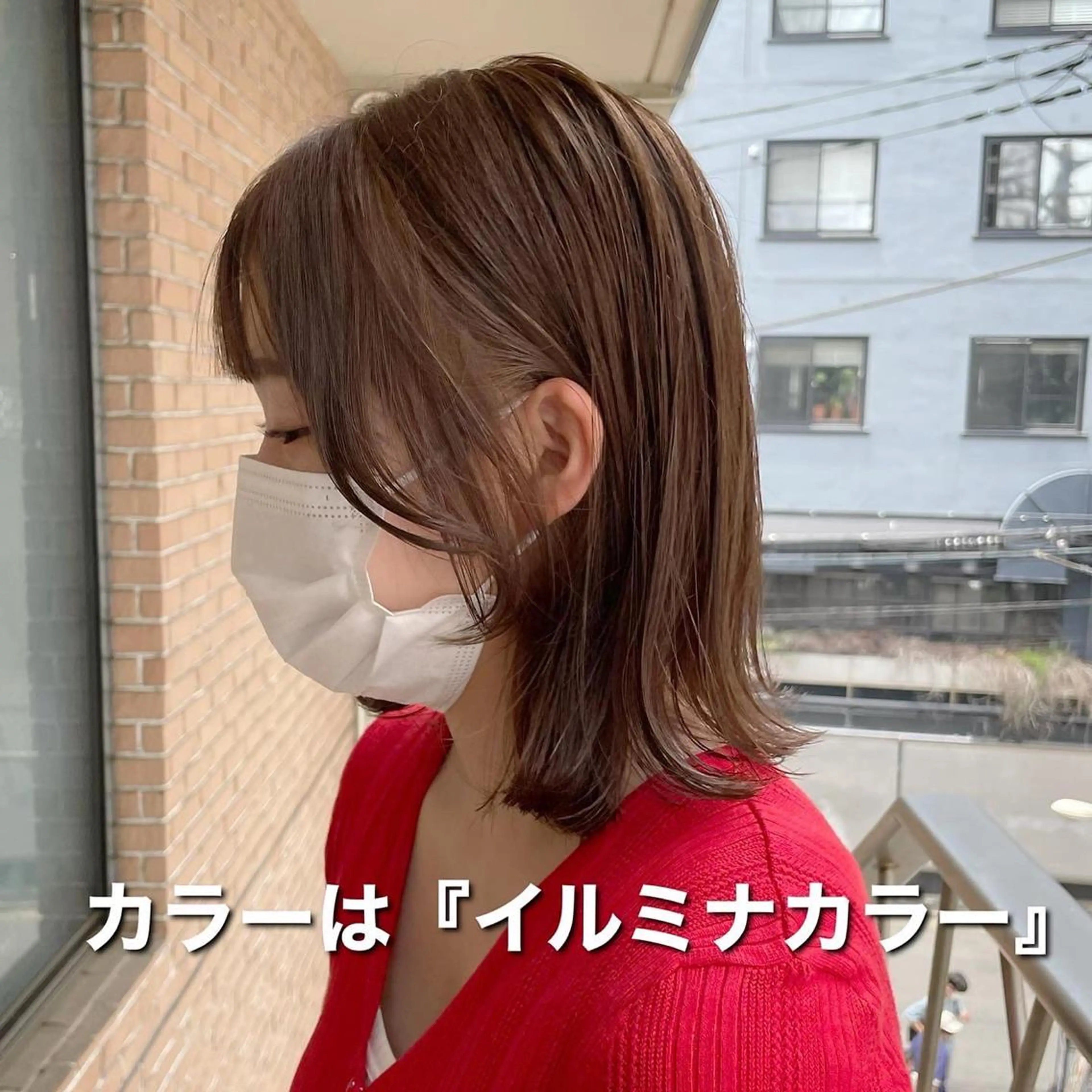 ミディアム ボブヘアカット Rikapi❤️のヘアスタイル