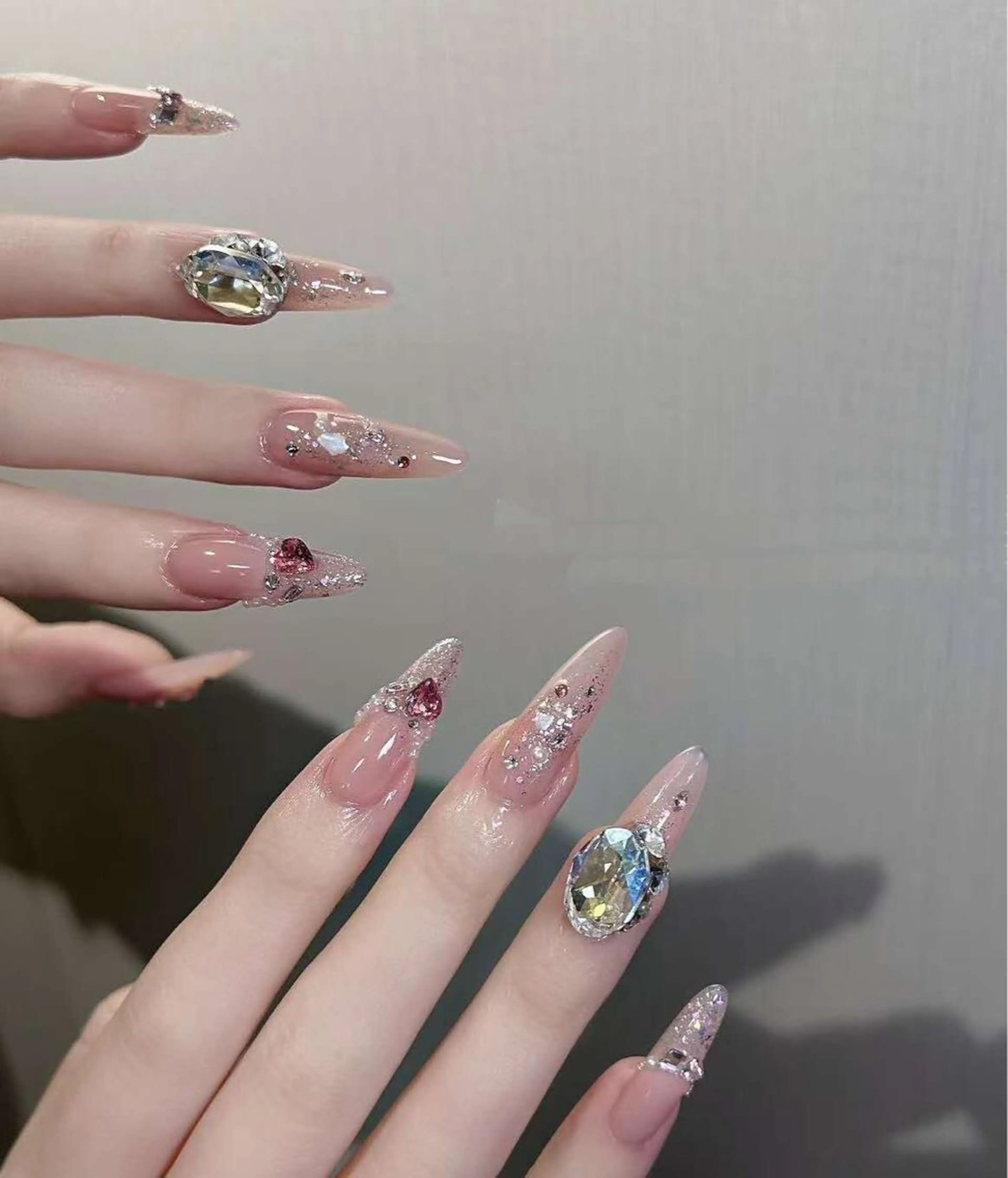 ネイル オーロラネイル フラワーネイル フットネイル フレンチネイル ジェルネイル ハンドネイル BabyYouMi ねねのネイルデザイン