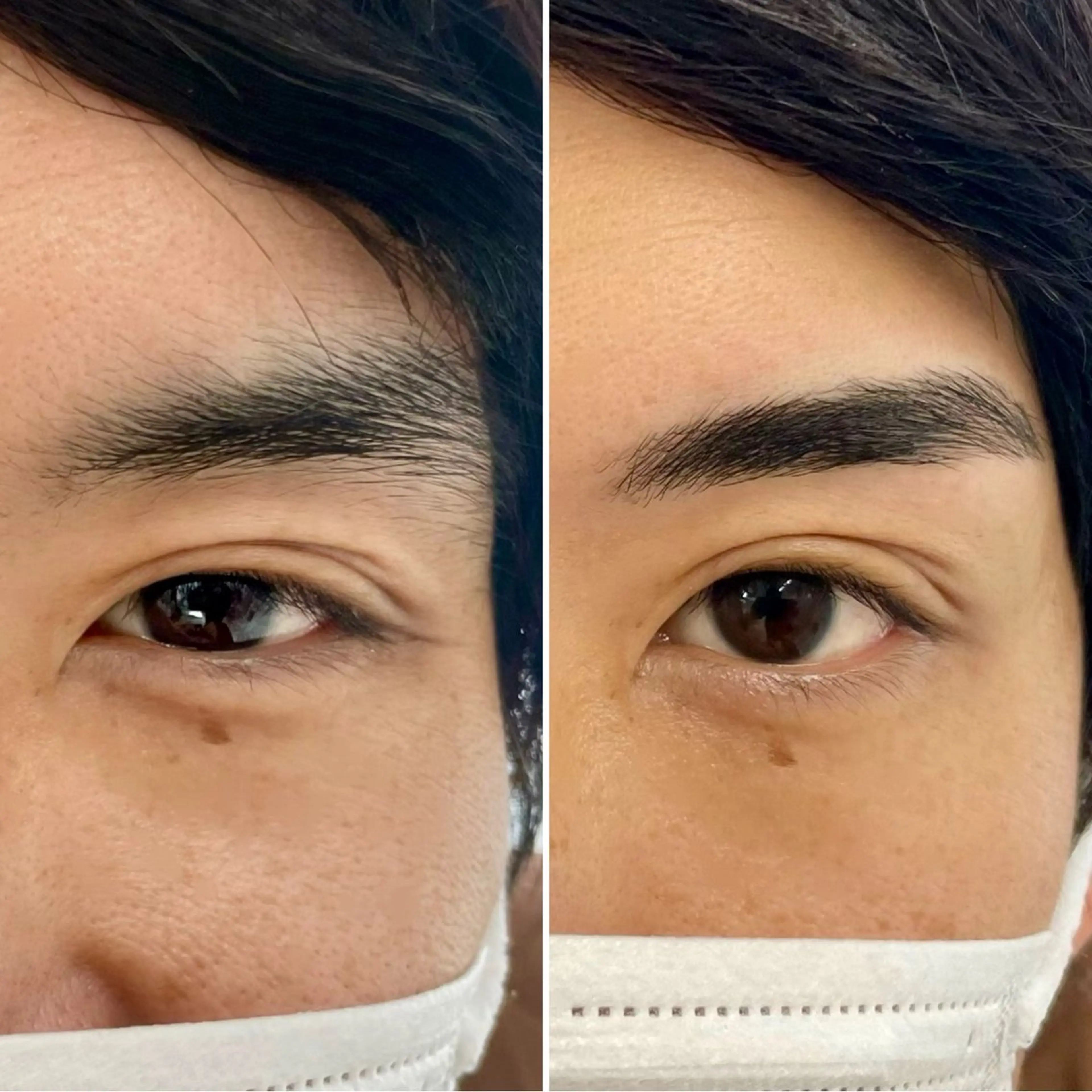 メンズアイブロウの写真