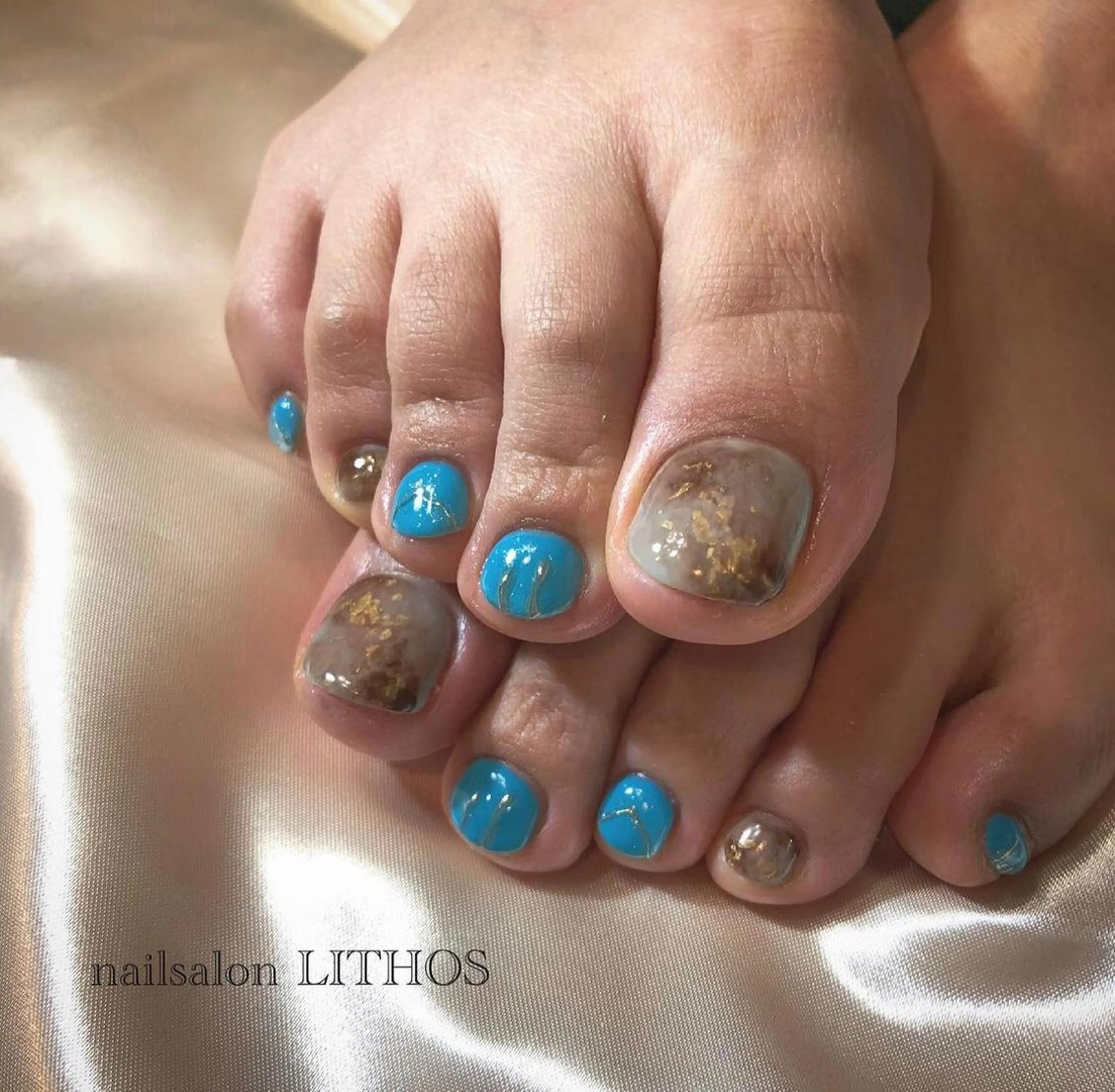 ネイル フットネイル nailsalon Lithos所属・nailsalon Recontreのネイルデザイン