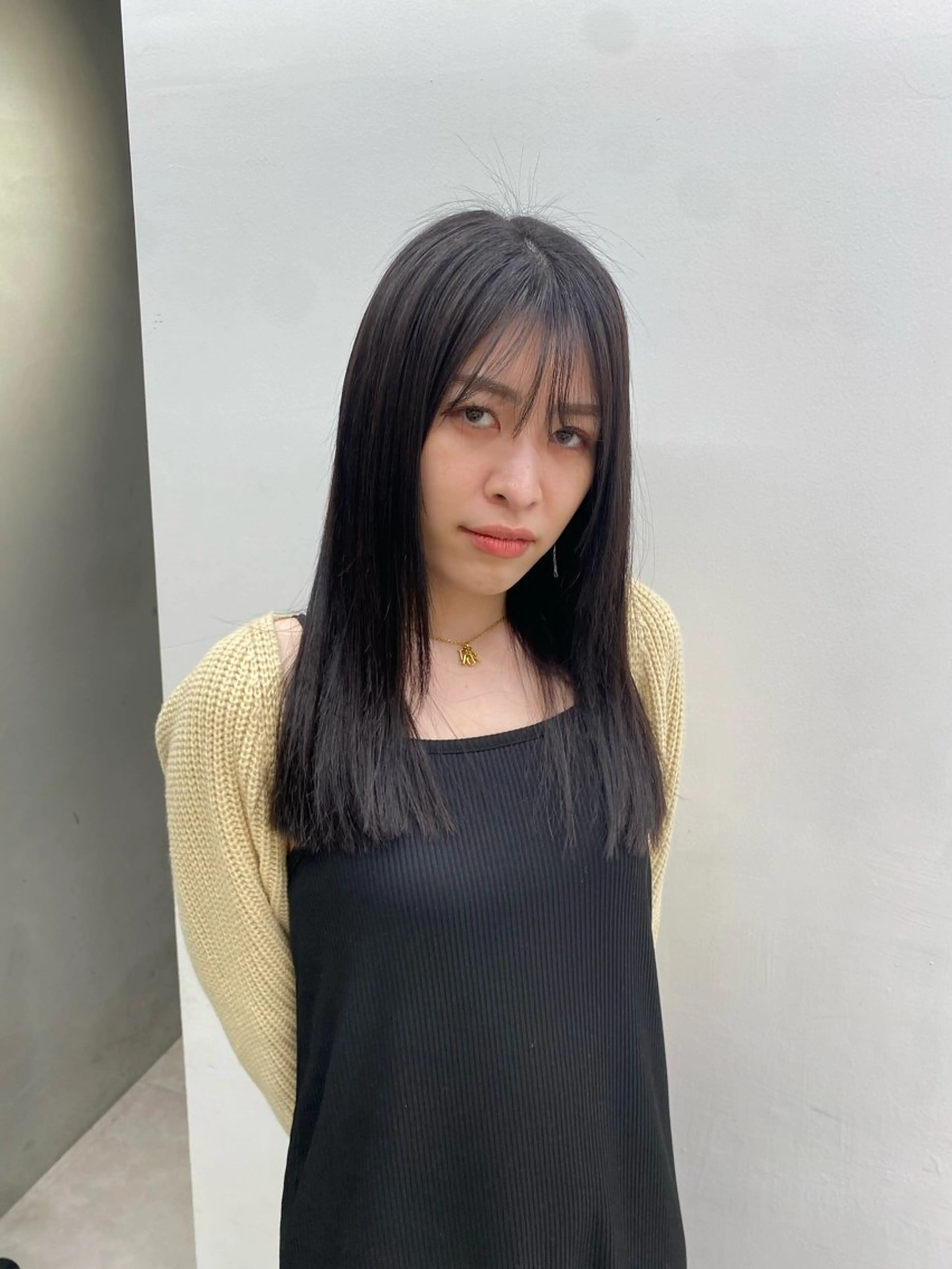 ロング カラー カット ヘアカラー 縮毛矯正 noa/ 渋谷のヘアスタイル