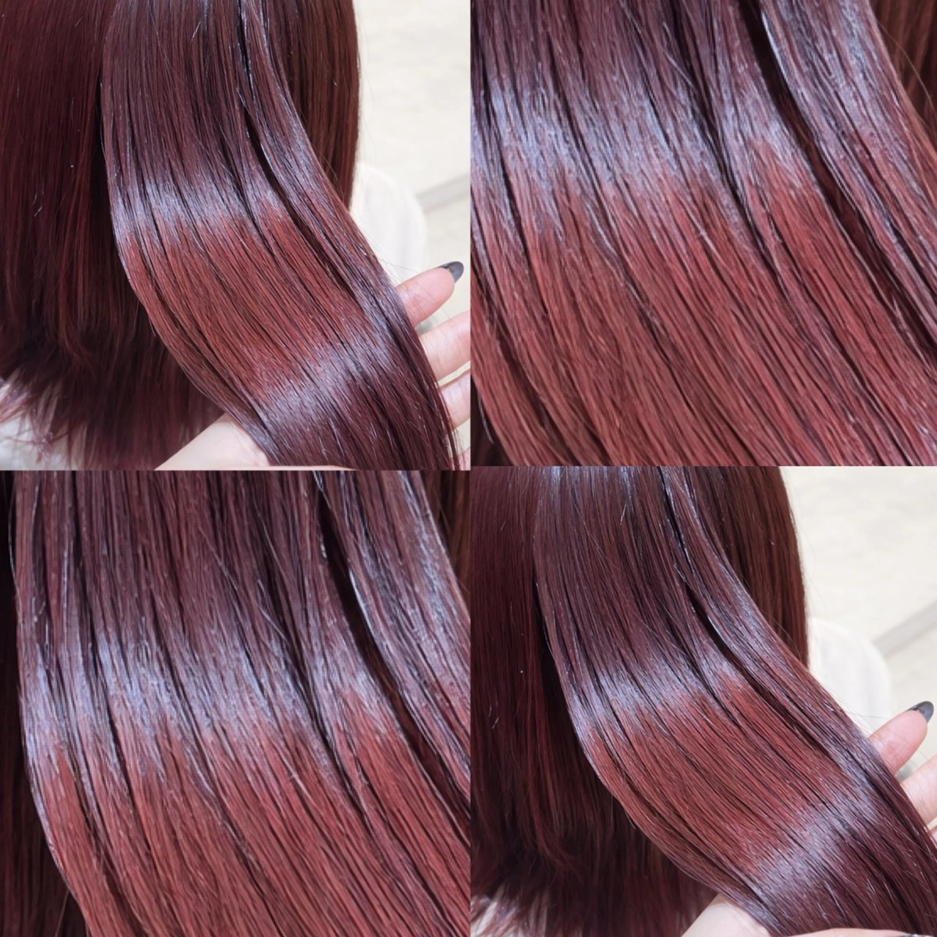 セミロング カラー ベージュカラー ブリーチ ケアブリーチ ケアカラー 透明感カラー カット ヘアカラー トリートメント 👑髪質改善wカラー /ハイトーン/アユカのヘアスタイル