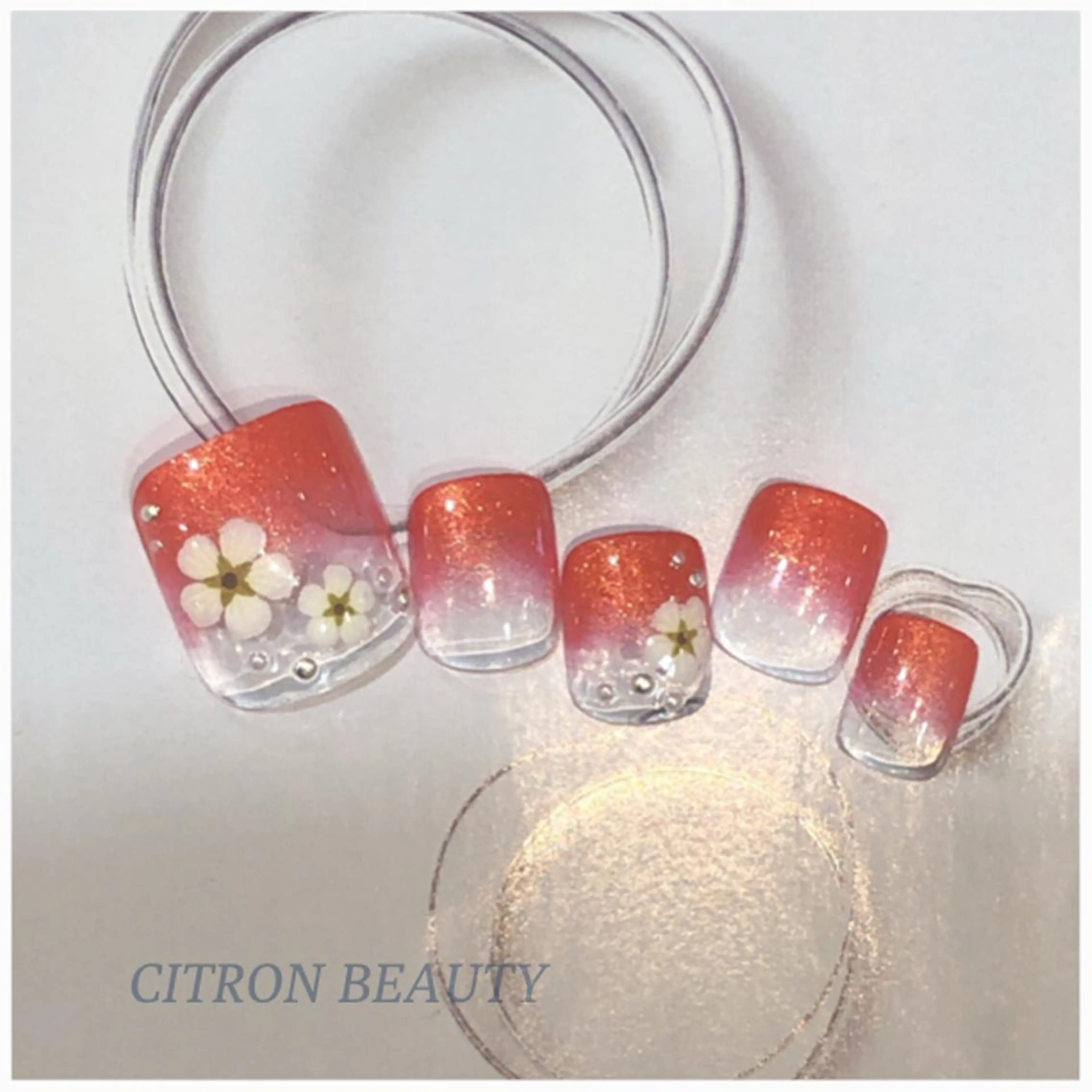 ネイル フットネイル CITRON NAIL💅練習生のネイルデザイン