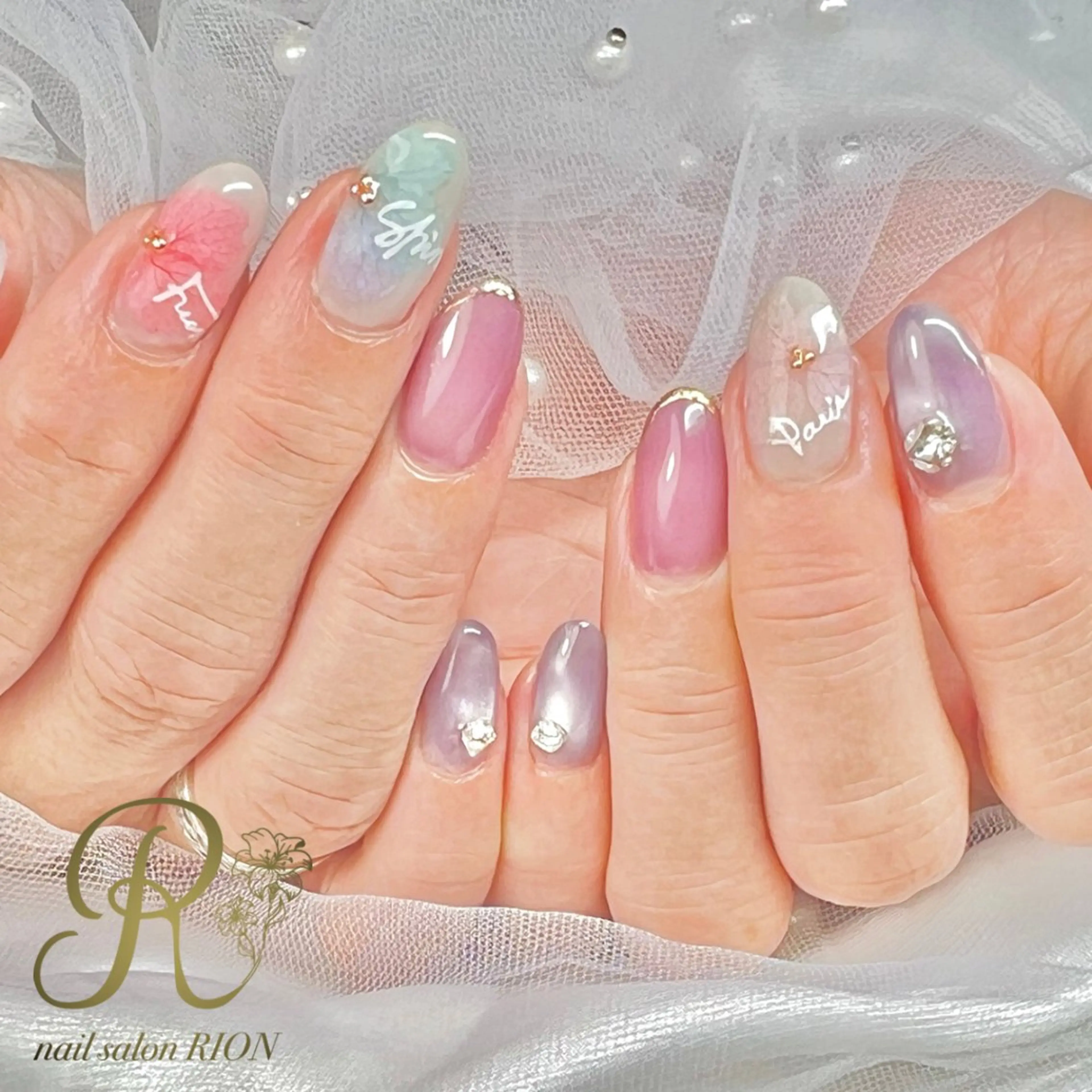 ネイル ハンドネイル 加藤 恵のネイルデザイン