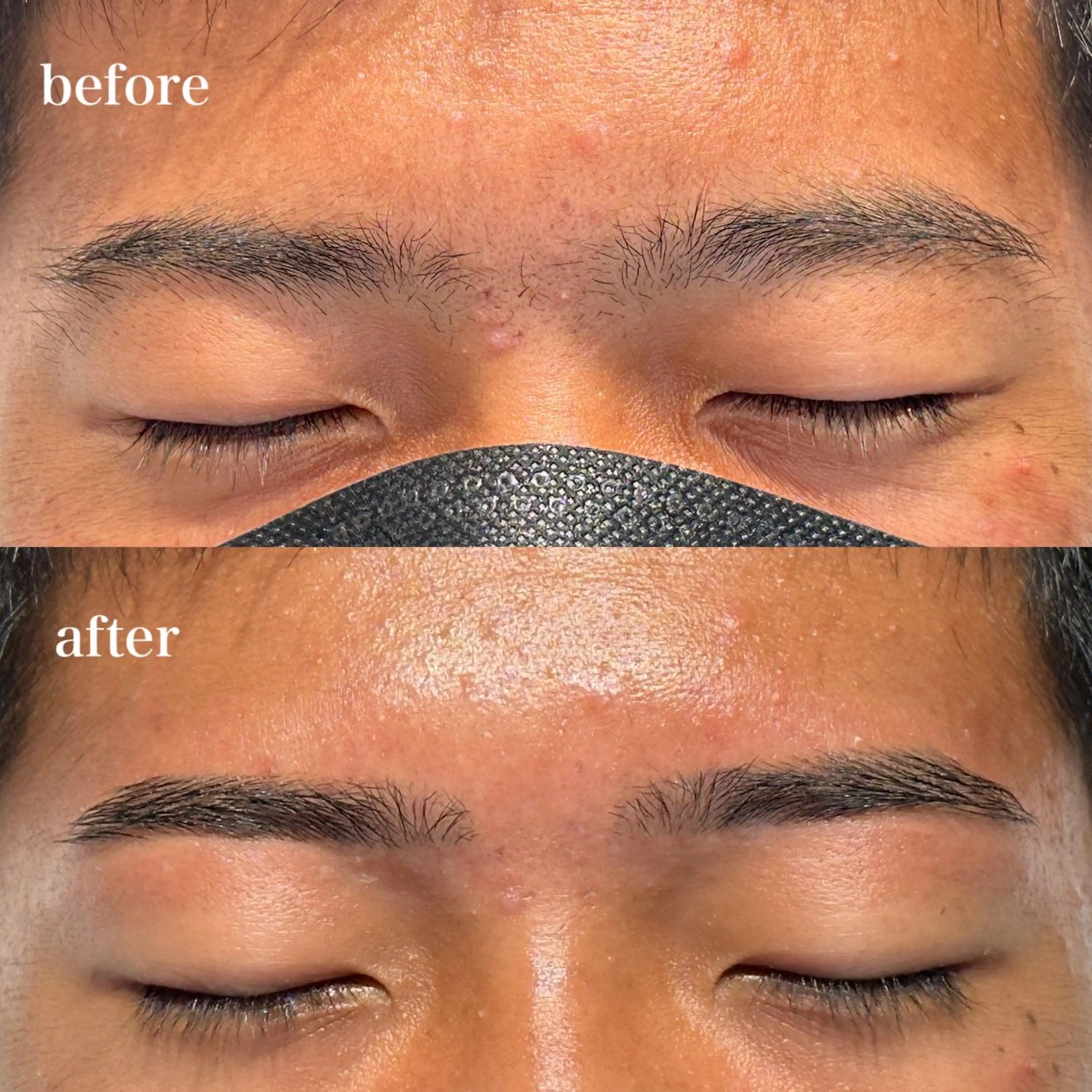 メンズ アイブロウ メンズアイブロウ 眉毛ワックス脱毛 寺本 莉有の眉毛・アイブロウイメージ