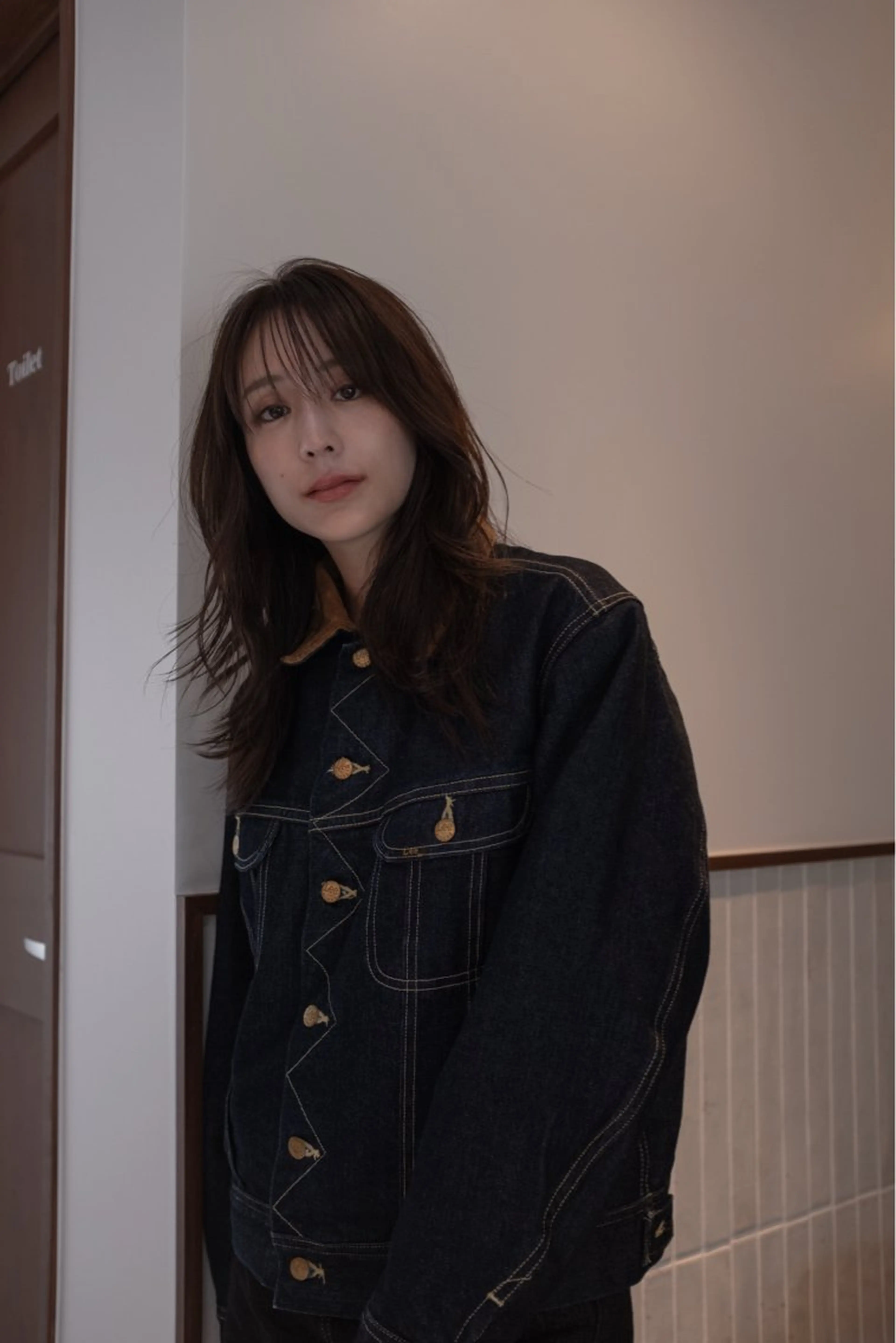 セミロング カラー ヘアアレンジ くびれヘア レイヤーカット カット ヘアカラー トリートメント opus 店長大和 レイヤー/赤み消しのヘアスタイル