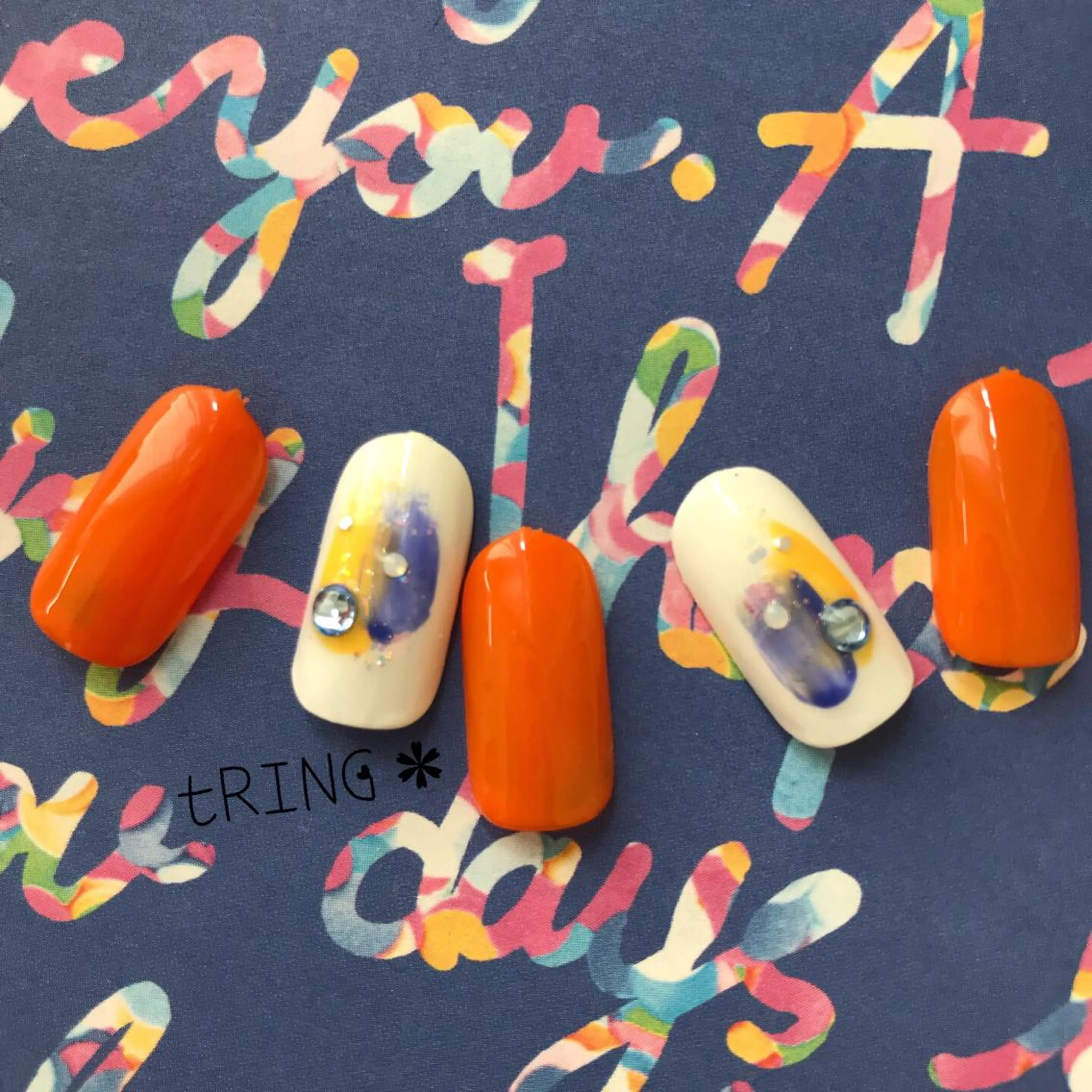 ネイル tRING＊ しいの木台のネイルデザイン