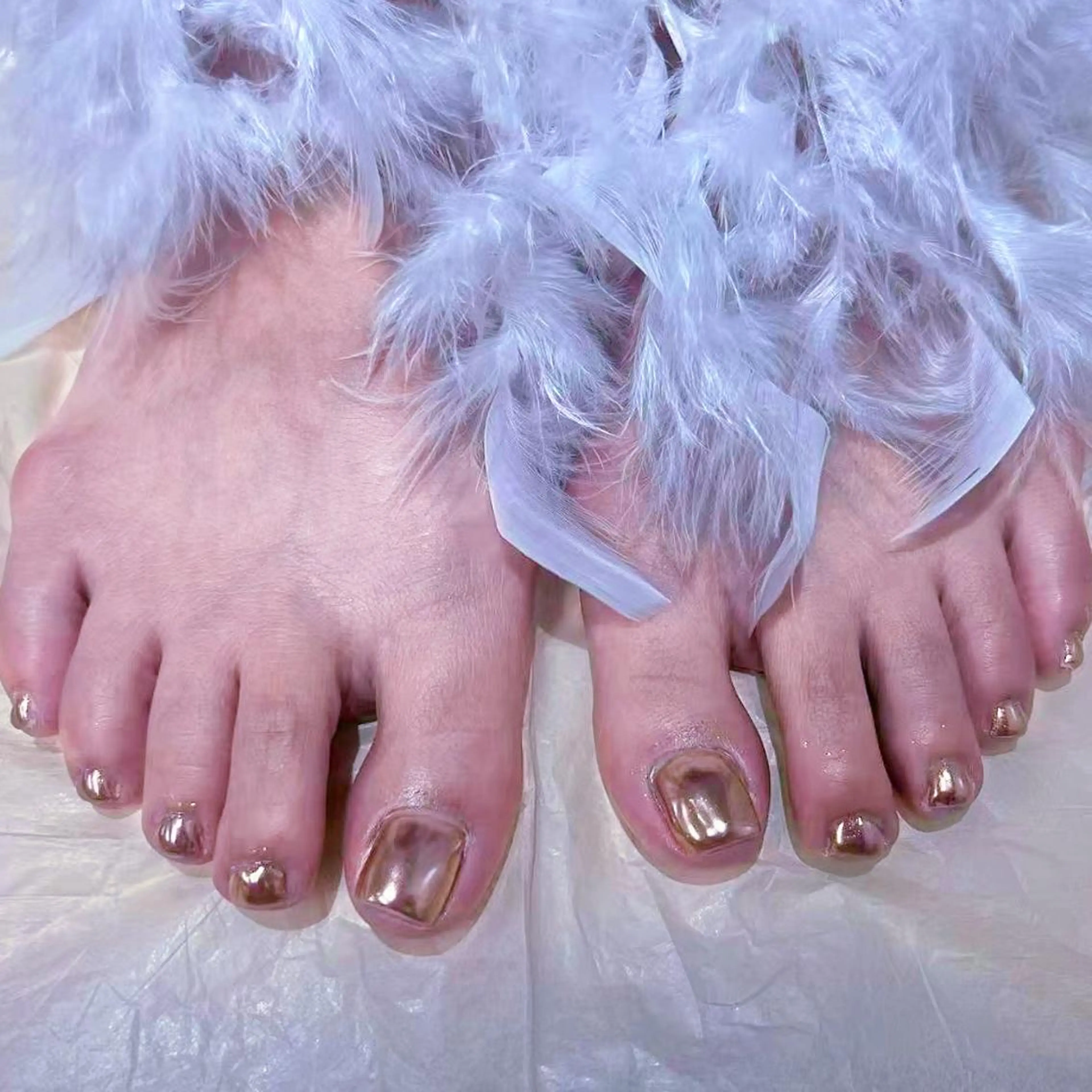 ネイル アートネイル オーロラネイル ガーリー キラキラネイル マグネットネイル フットネイル Diamond ✨のネイルデザイン