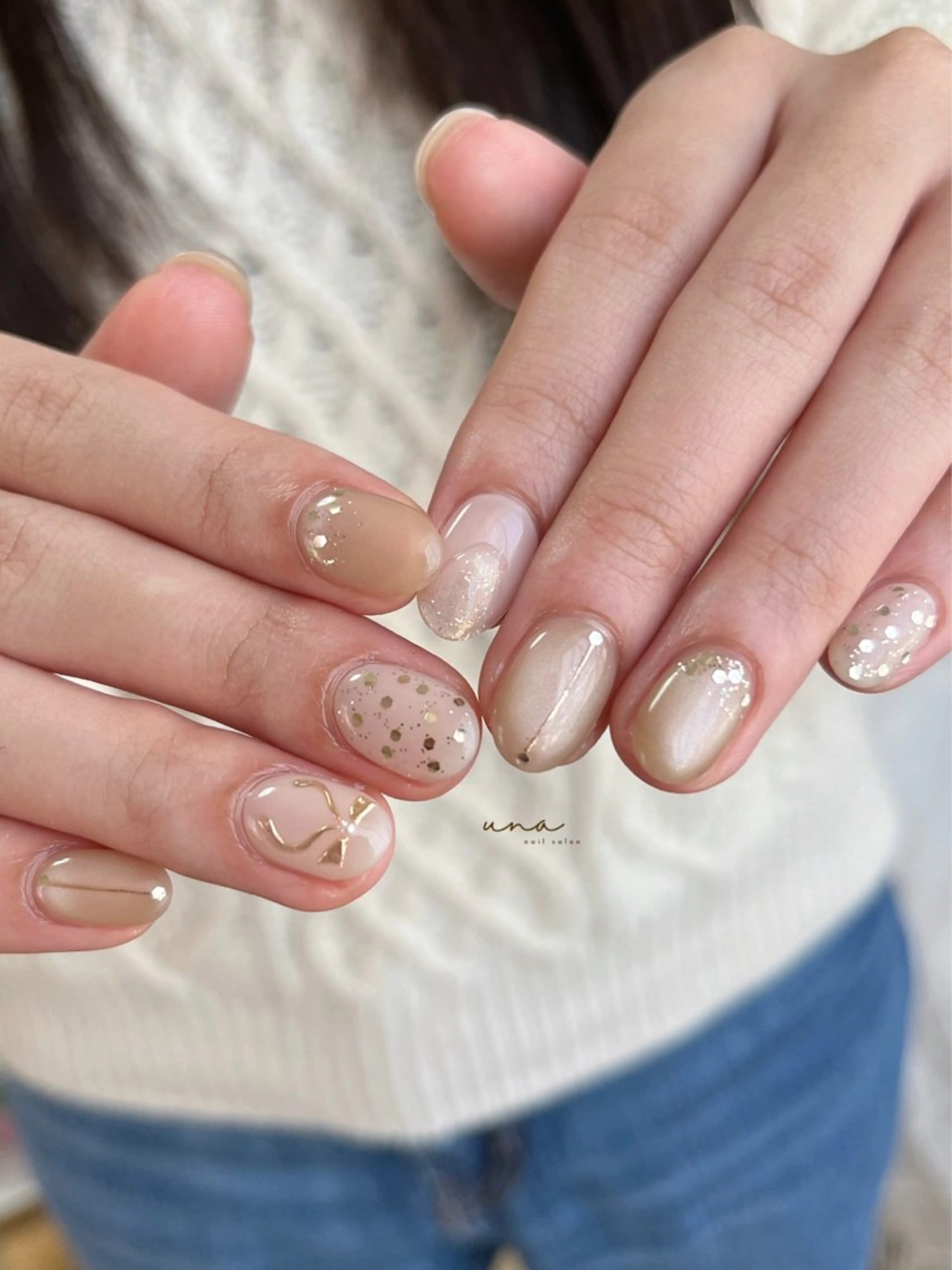 ネイル 成人式 ハンドネイル * kaoriのネイルデザイン