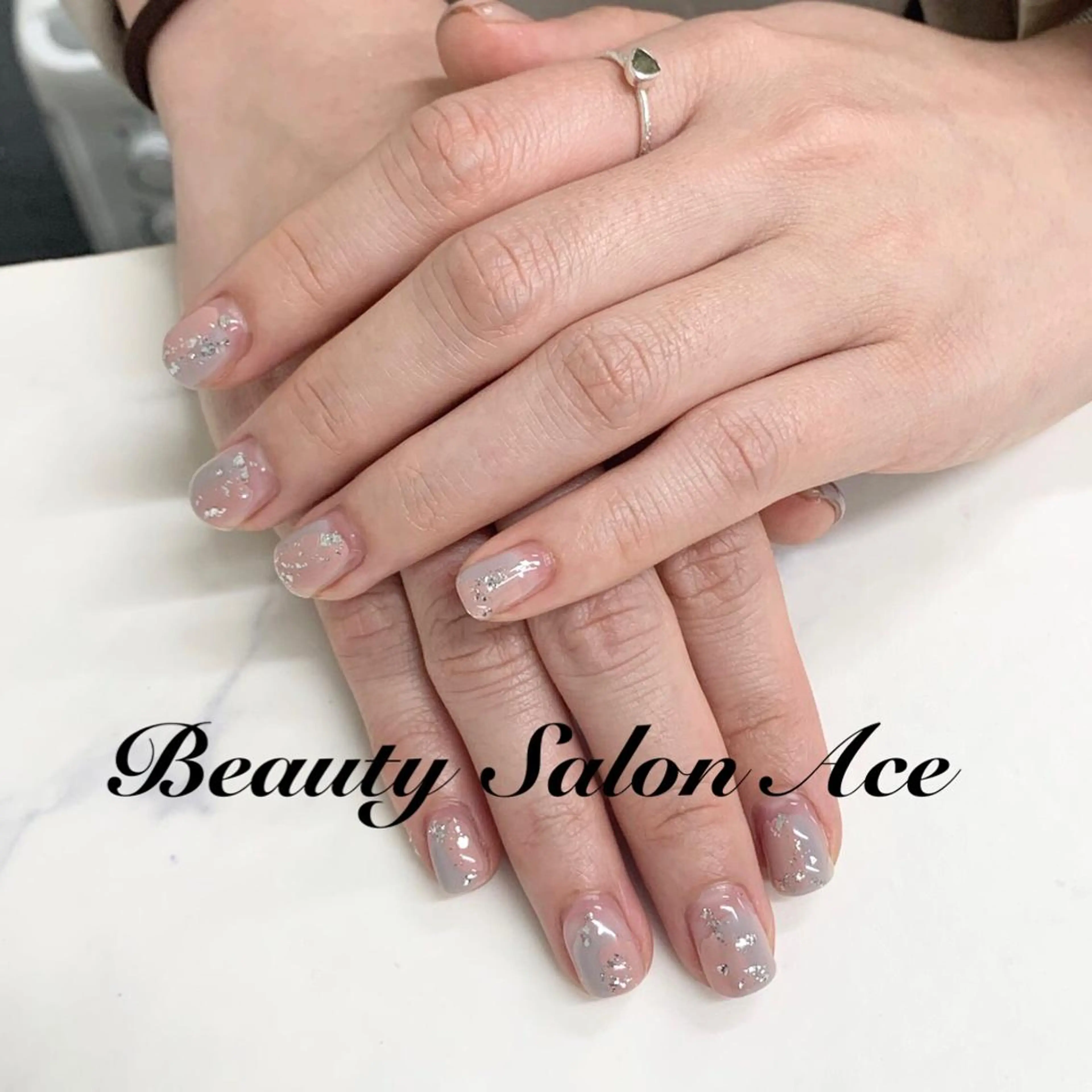 ネイル アートネイル 長さ出し ジェルネイル メンズネイル スカルプネイル Beauty Salon Ace（ネイルサロン　エース）所属・池袋フィルイン Ace♡長さだしのネイルデザイン