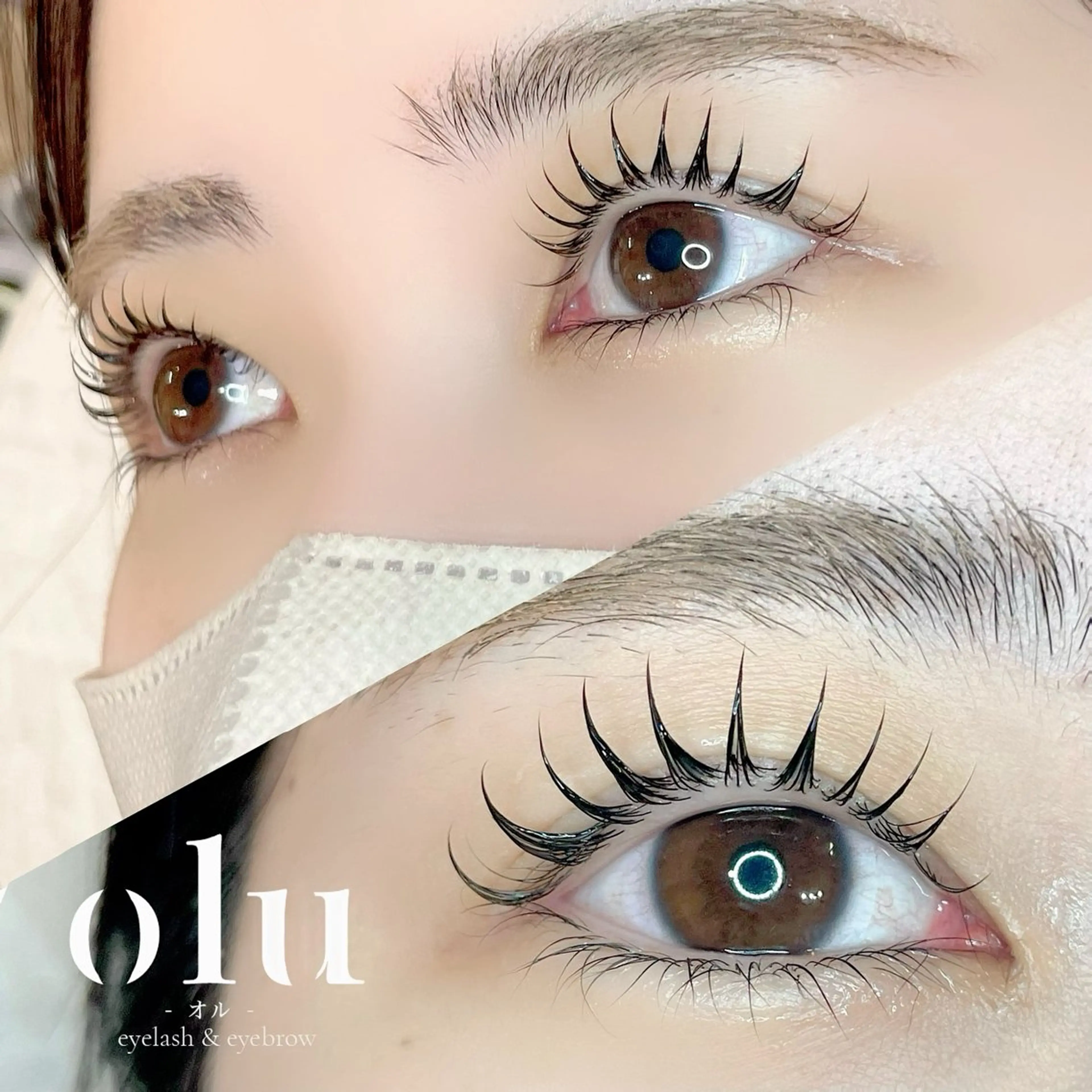 マツエク・マツパ マツパ olu 美甘 カレンのマツエク・マツパデザイン