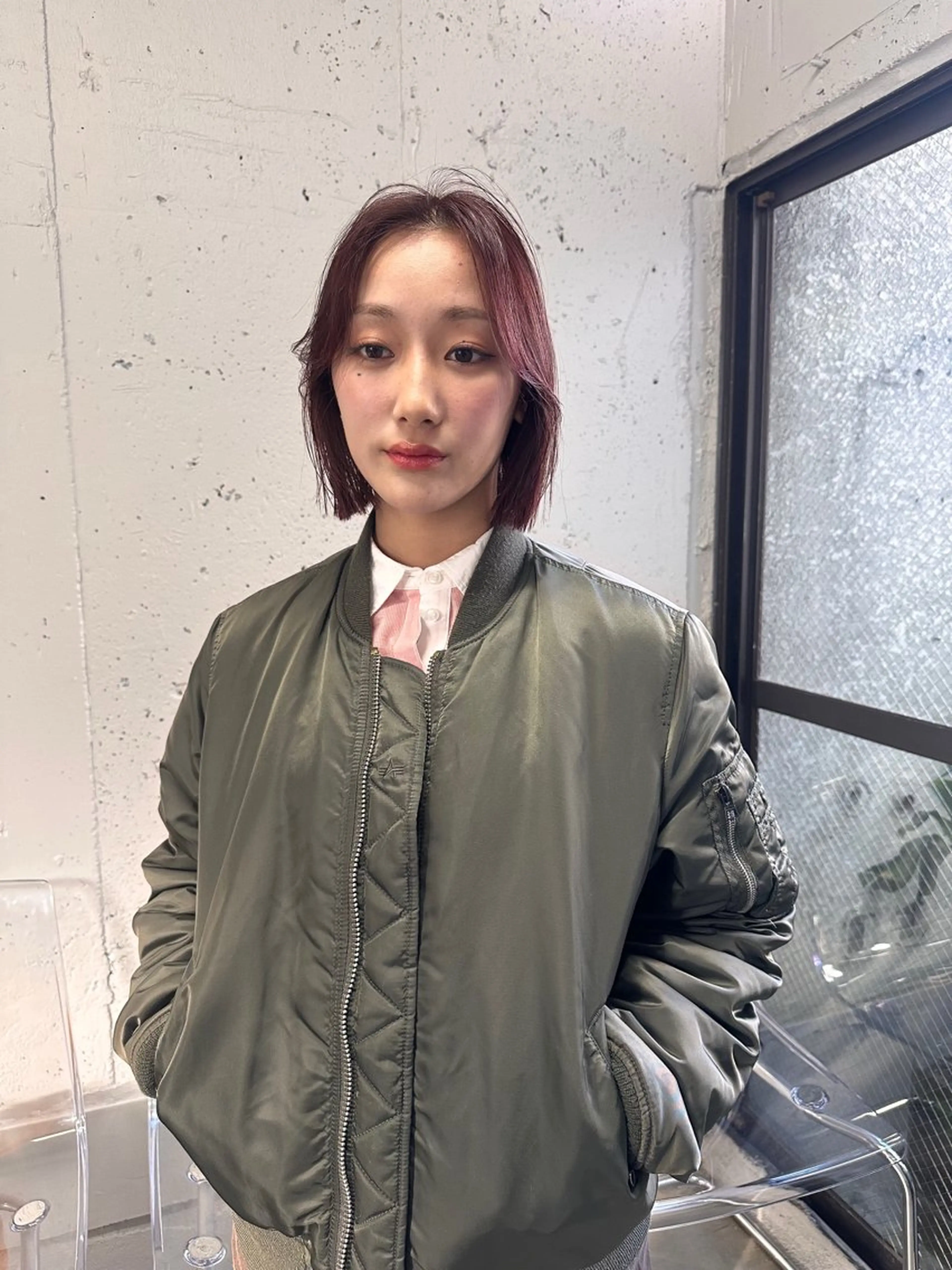 ショート ボブ ボブ/顔周りレイヤー 似合わせcut🪽のヘアスタイル