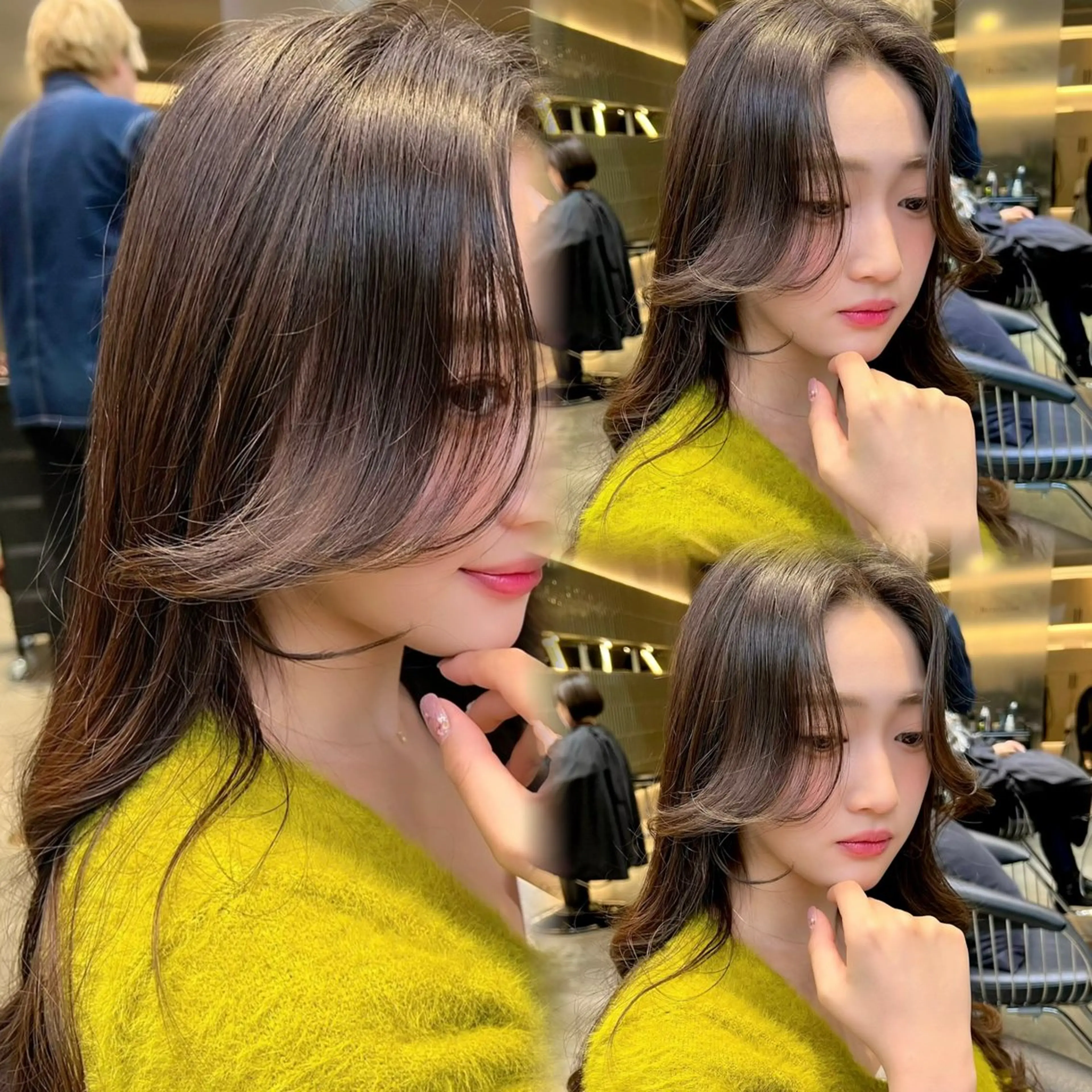 ロング カラー ANFINI所属・さくら/縮毛矯正 /カラー/0円カットのヘアスタイル