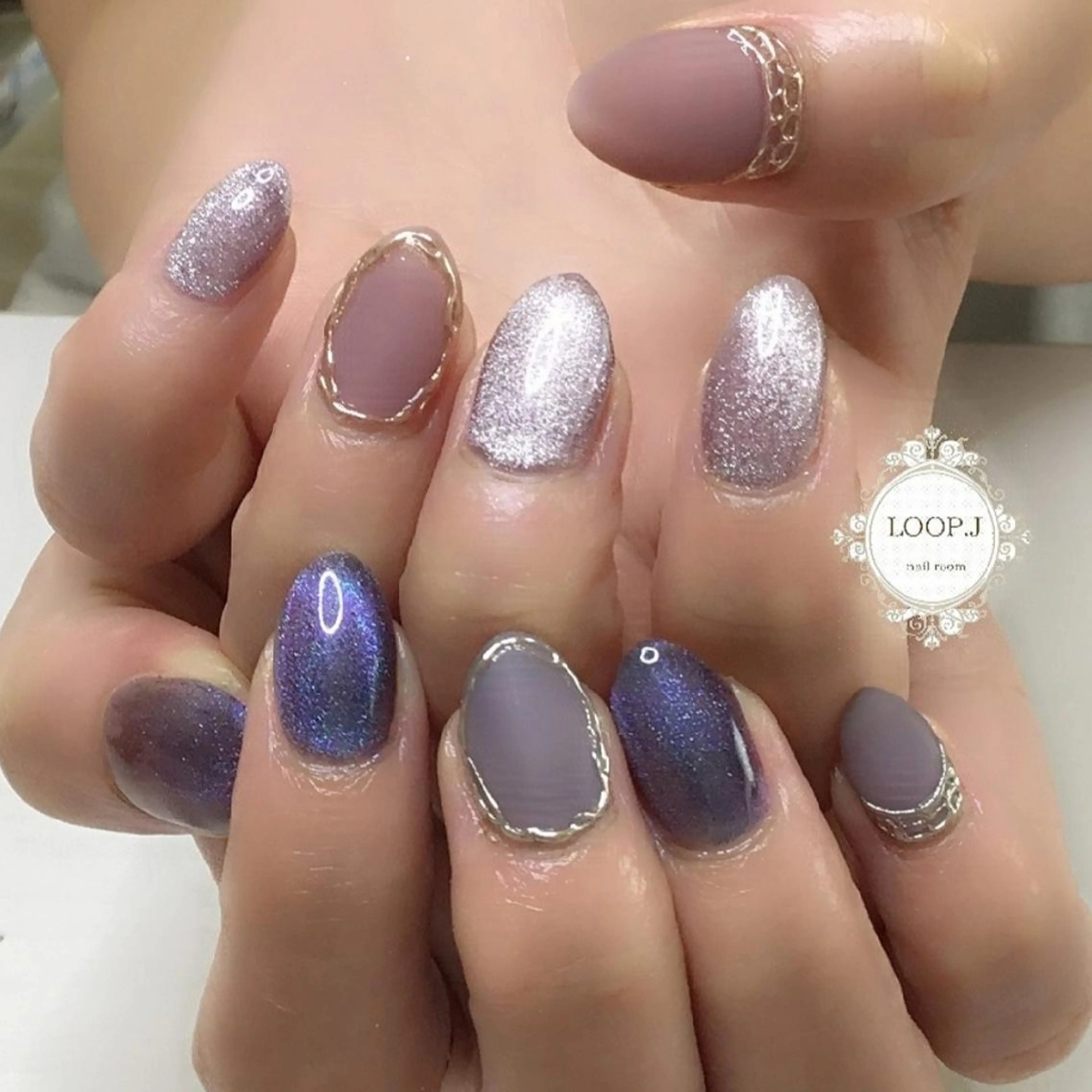 ネイル ハンドネイル おおくぼ めぐみのネイルデザイン