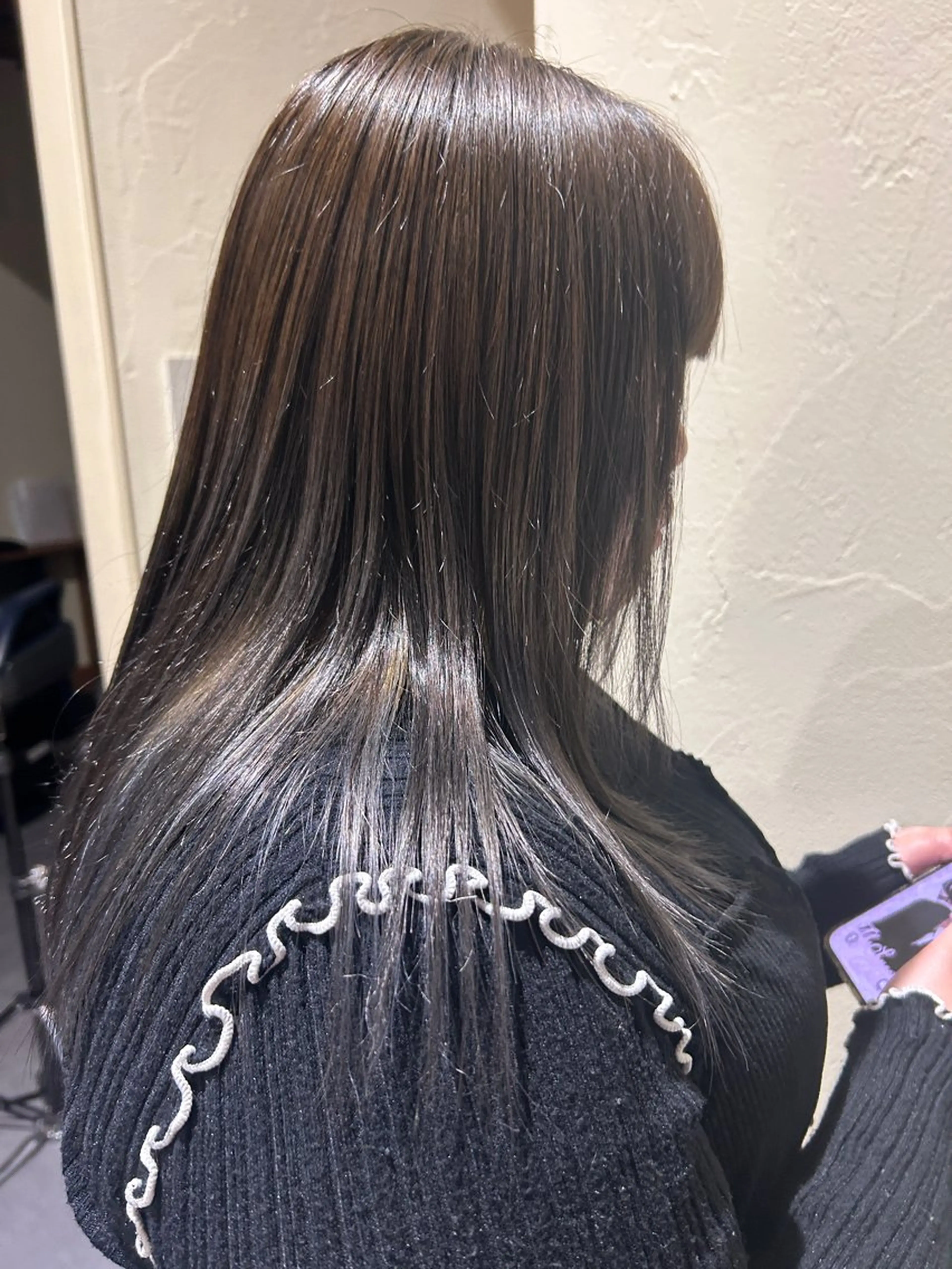 セミロング 井上 萌のヘアスタイル