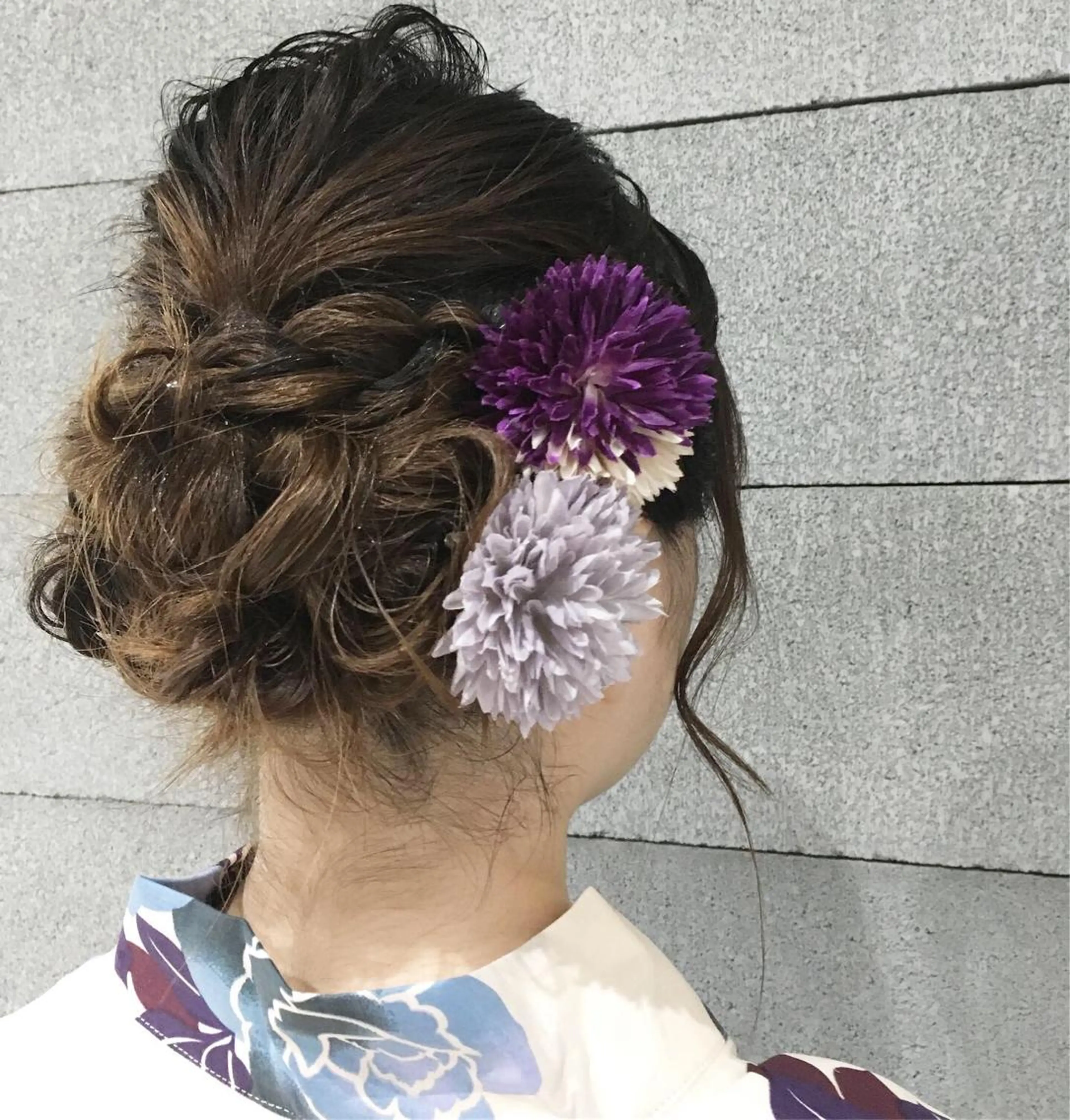 ヘアアレンジ 浴衣 edge.所属・くまがい みゆ【edge.】のヘアスタイル