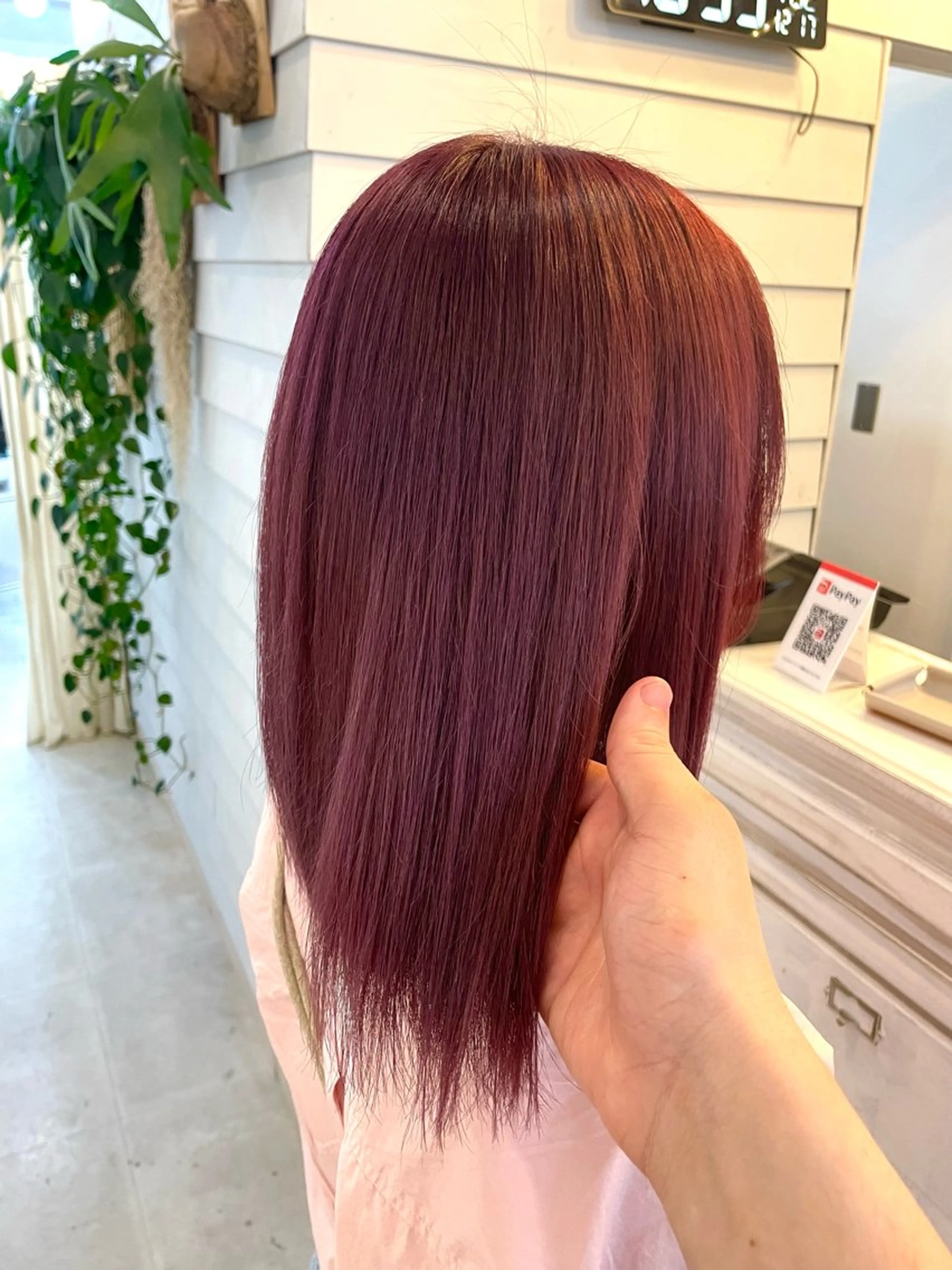 ミディアム カラー ラベンダーカラー ピンクカラー ピンクラベンダー ヘアカラー トリートメント 柔らかいヘアカラー 大成のヘアスタイル