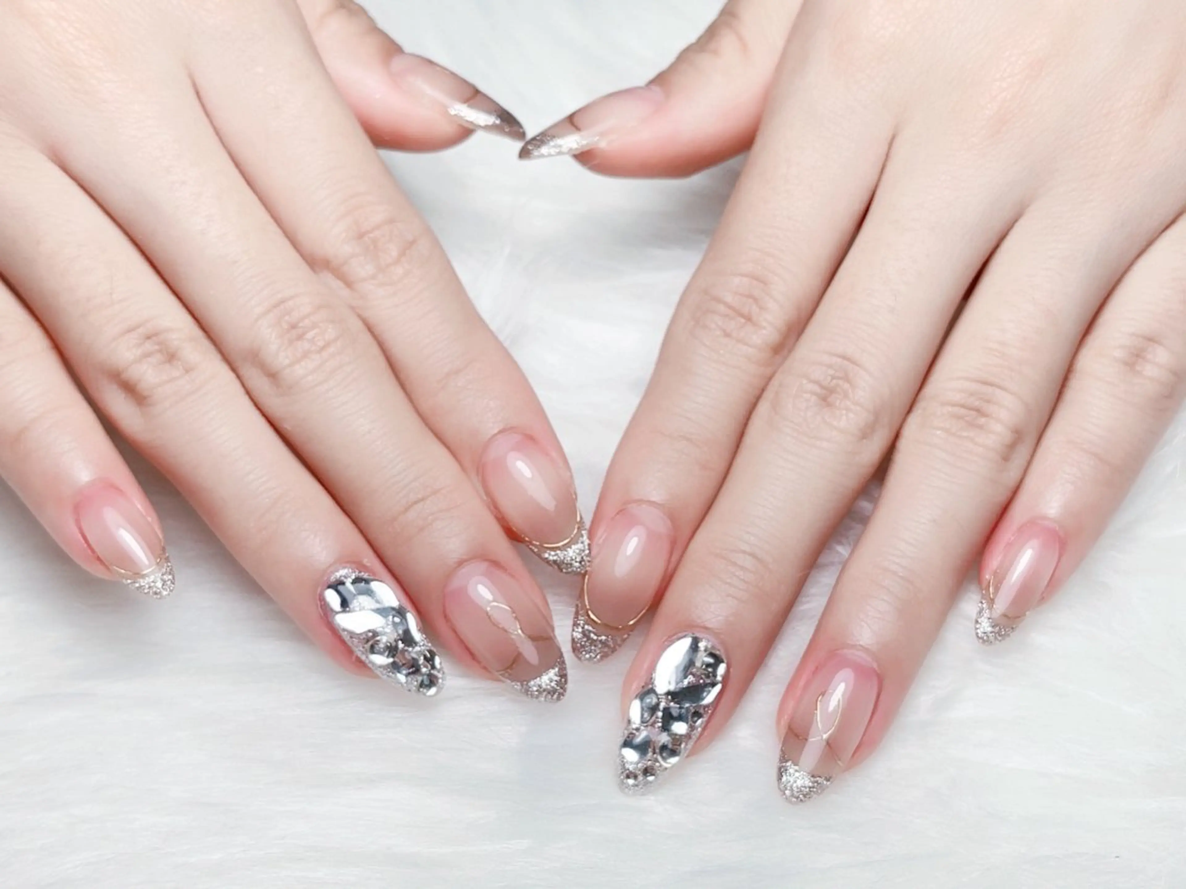 ネイル ハンドネイル M🌷nail 長さだし専門店のネイルデザイン