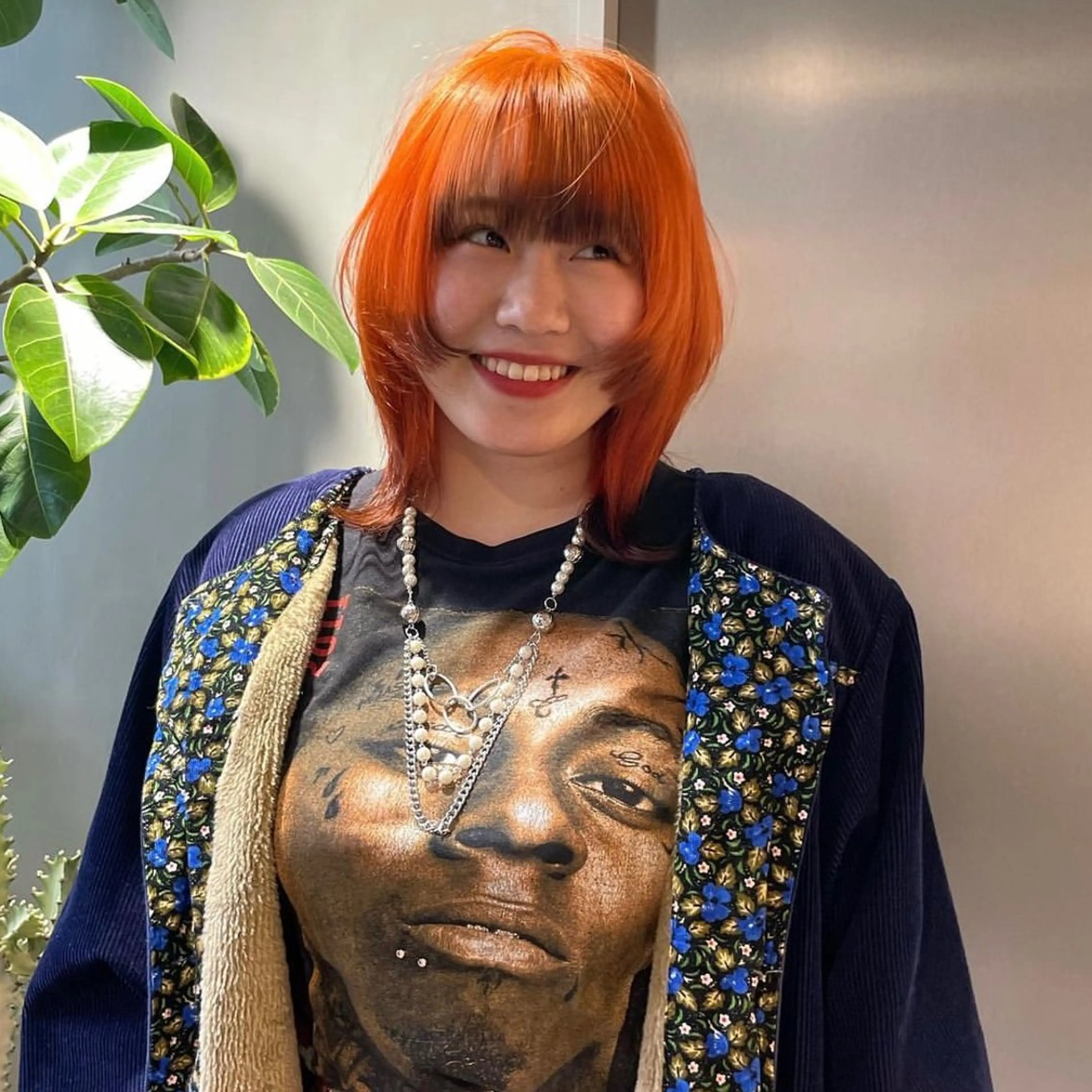 ミディアム カラー カット ヘアカラー ブロンド/ブリーチ 【SITY.】のヘアスタイル