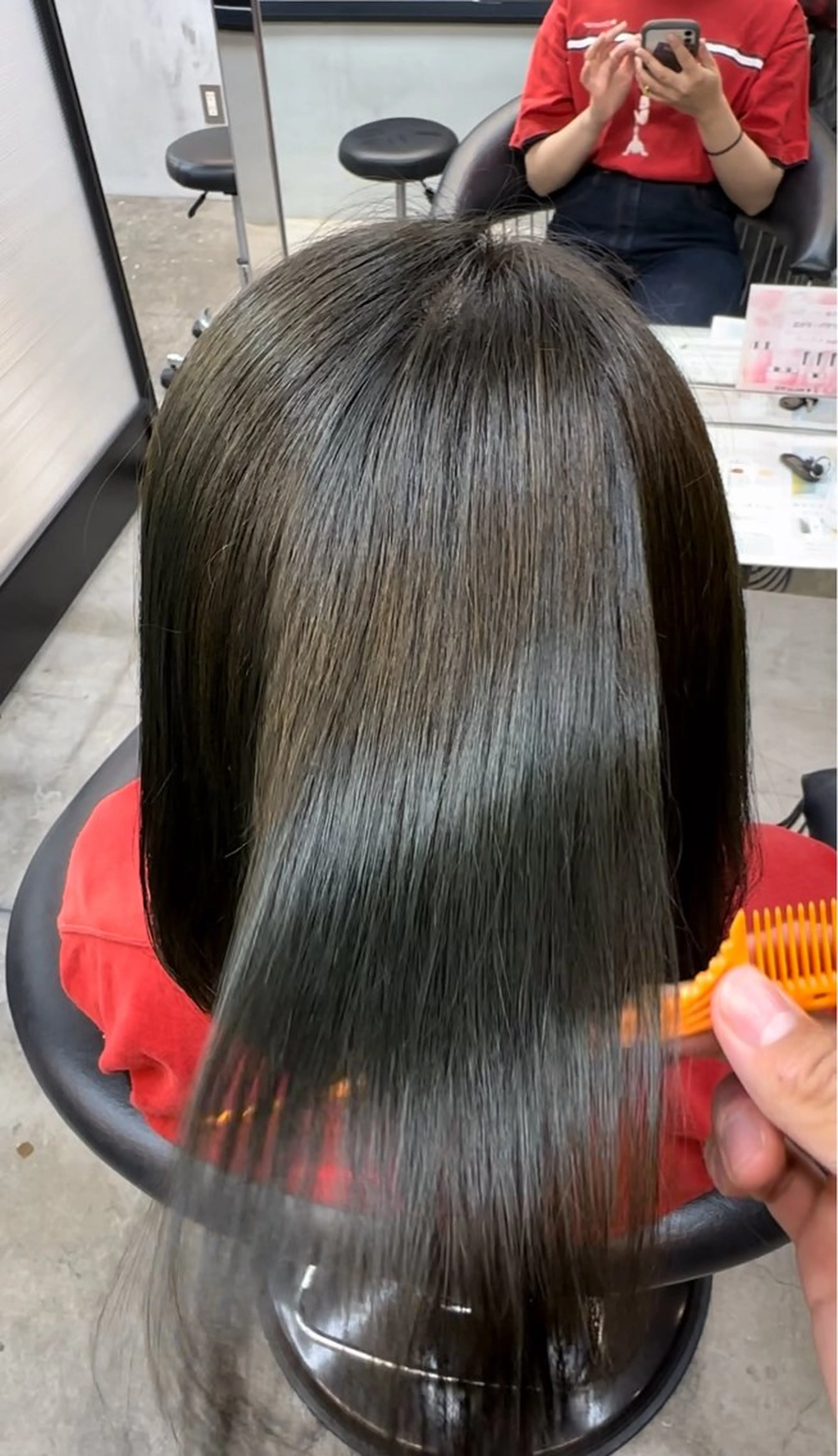 ミディアム カラー ベージュカラー 透明感カラー ダブルカラー オリーブベージュ 髪質改善/艶髪様 🍎豊田修太郎のヘアスタイル