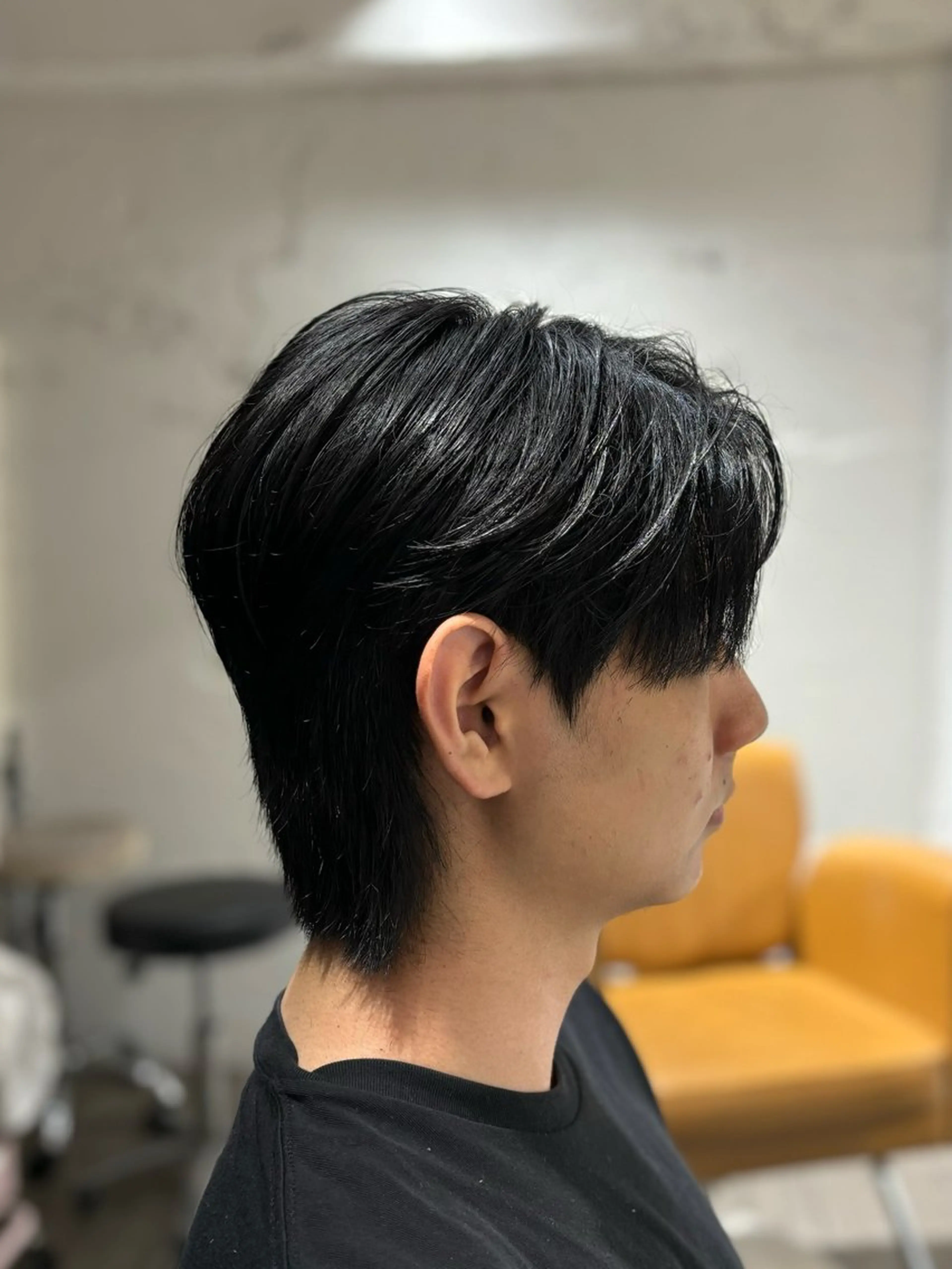 ショート パーマ メンズ カット パーマ 韓国メンズヘア/ ダウンパーマ/歩夢のヘアスタイル