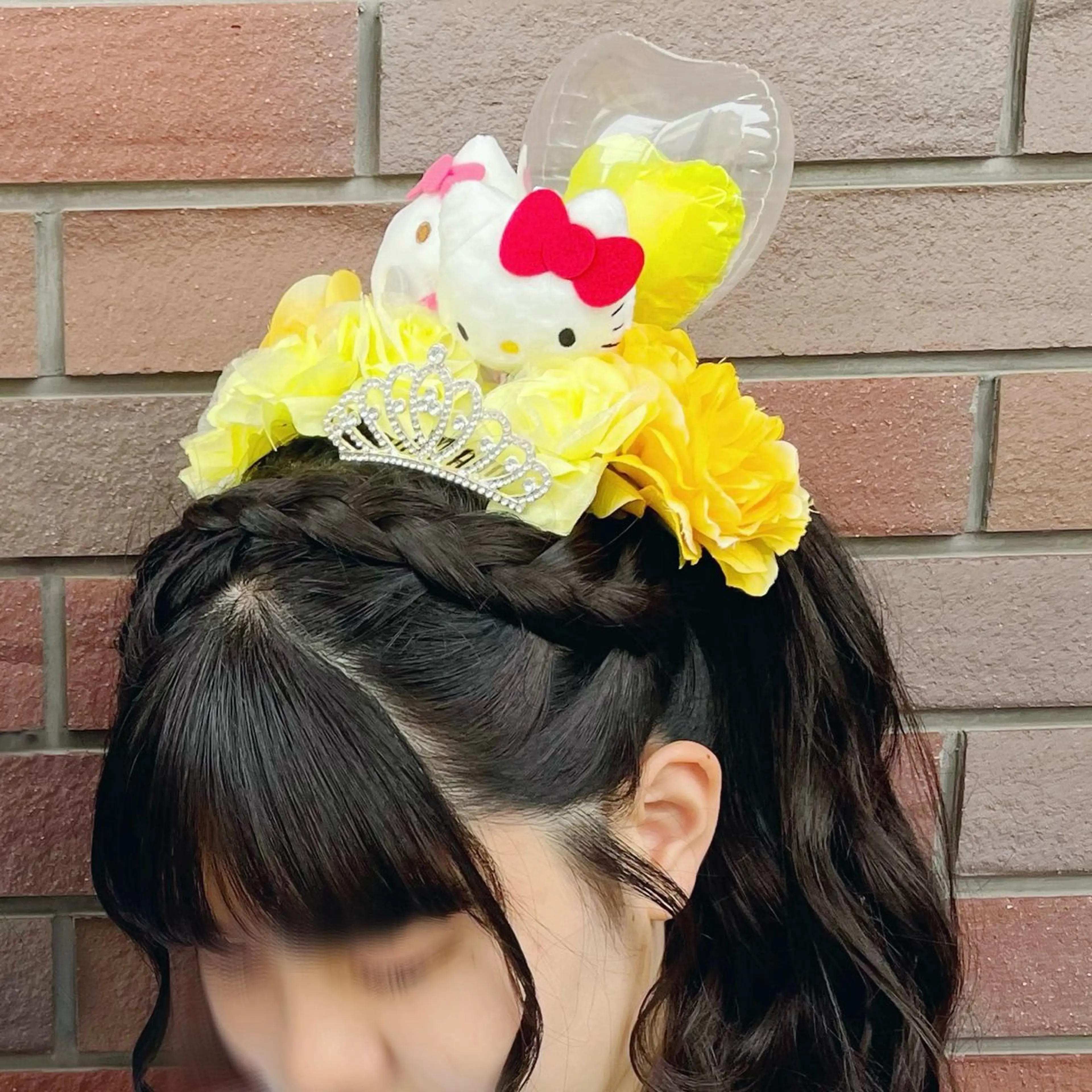 ロング ヘアアレンジ カチューシャ 古沢 みづきのヘアスタイル