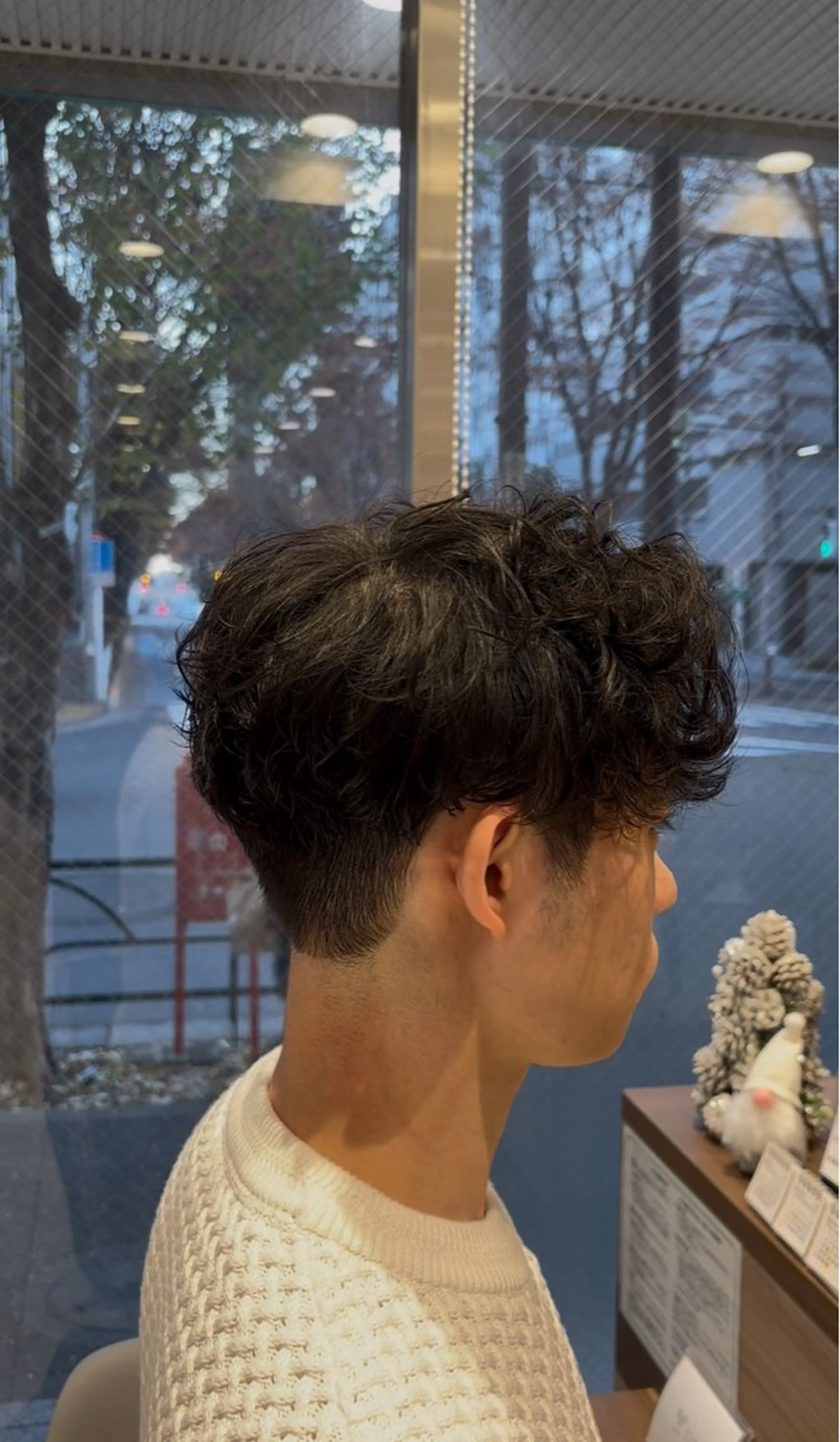 パーマ メンズ カット パーマ 山本 侑平のヘアスタイル