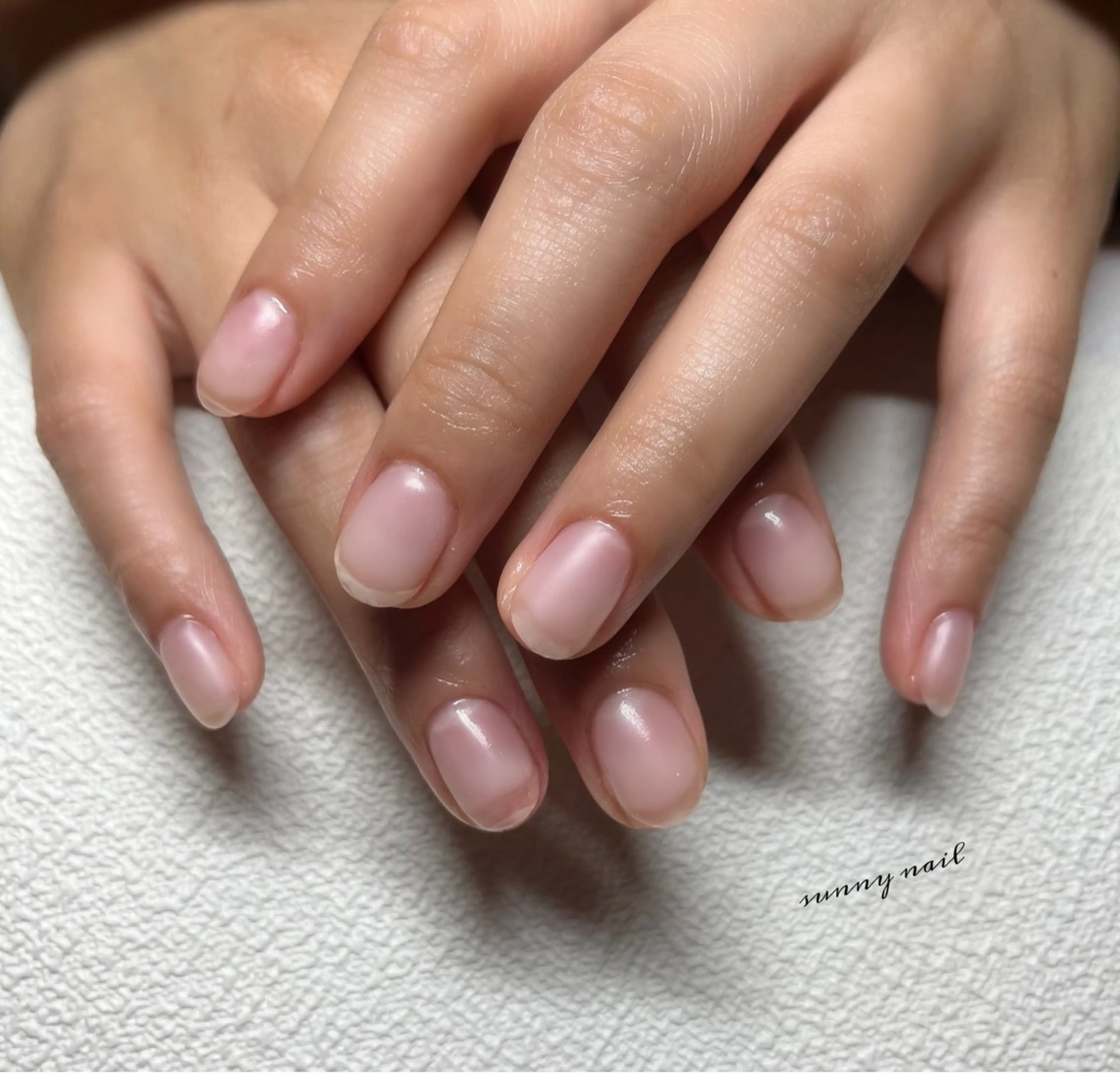 ネイル クリアネイル ジェルネイル マットネイル パラジェル sunny nailのネイルデザイン