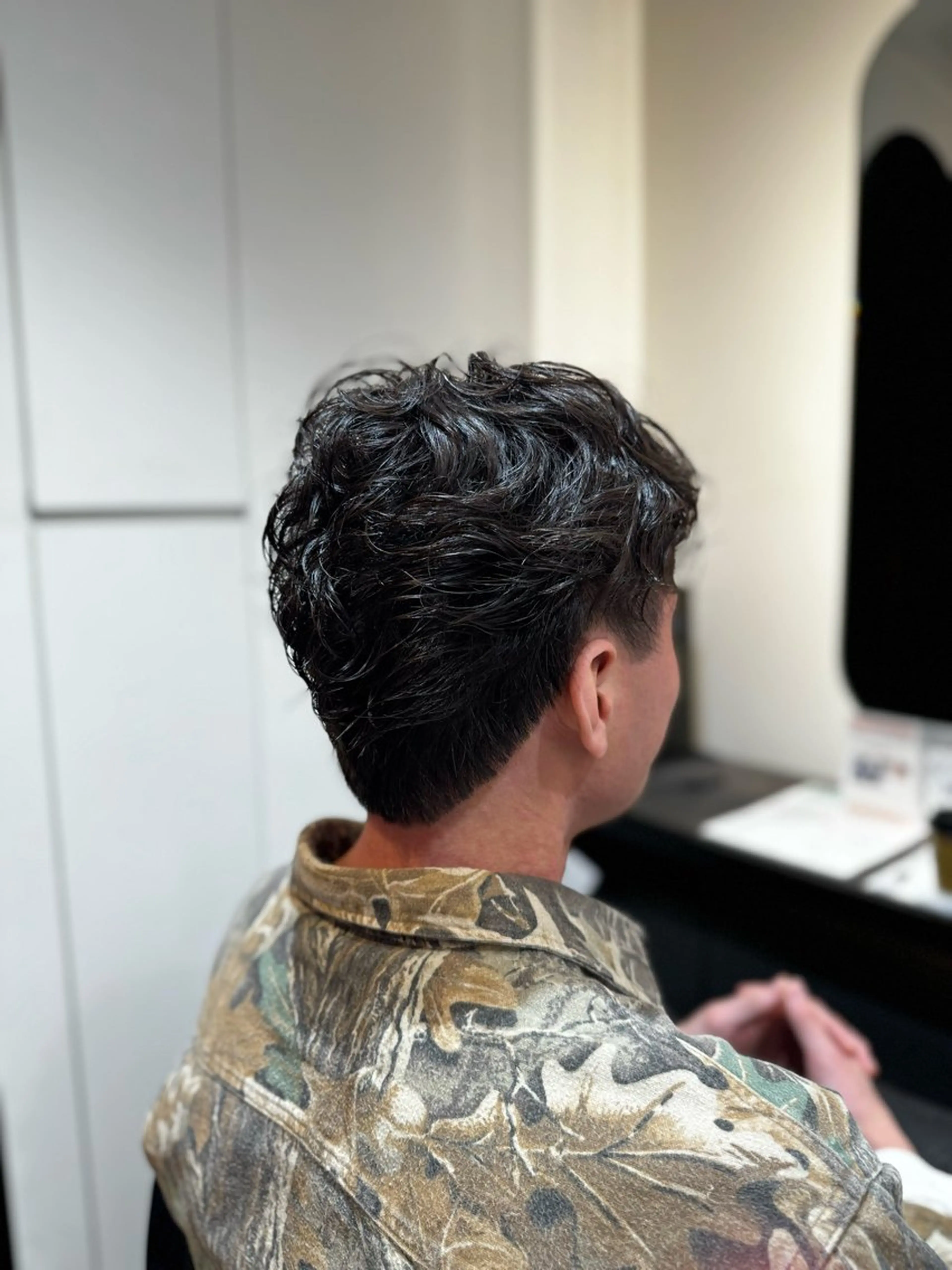 ショート パーマ メンズ カット パーマ APHRODITE GINZA 日本橋人形町所属・🤍うる艶カラー🤍 たむら みなみ 東京のヘアスタイル