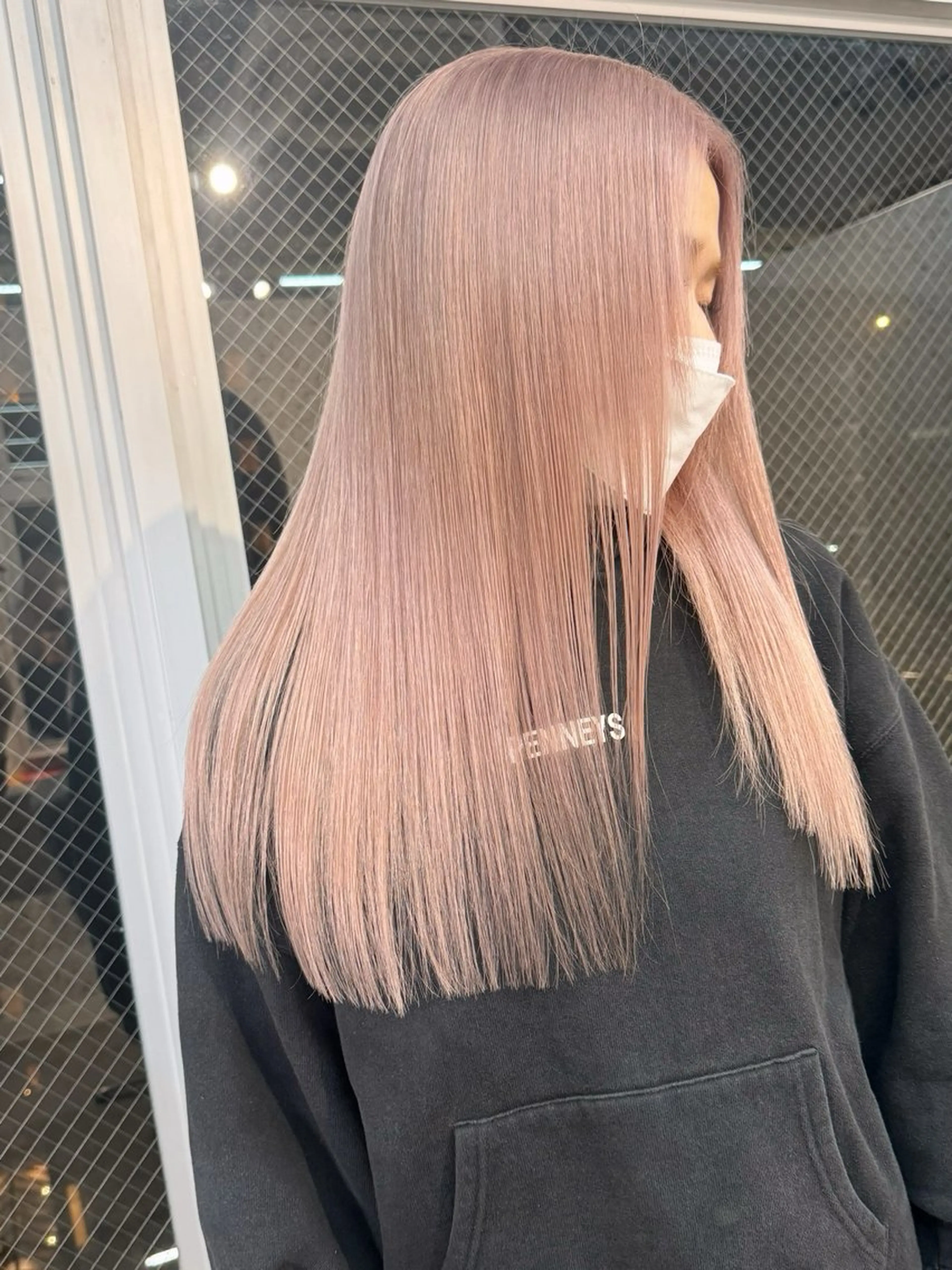 ロング カラー ブリーチ ケアブリーチ ダブルカラー ハイライトカラー ハイトーンカラー ヘアカラー トリートメント lani 天神大名/ブリーチのヘアスタイル