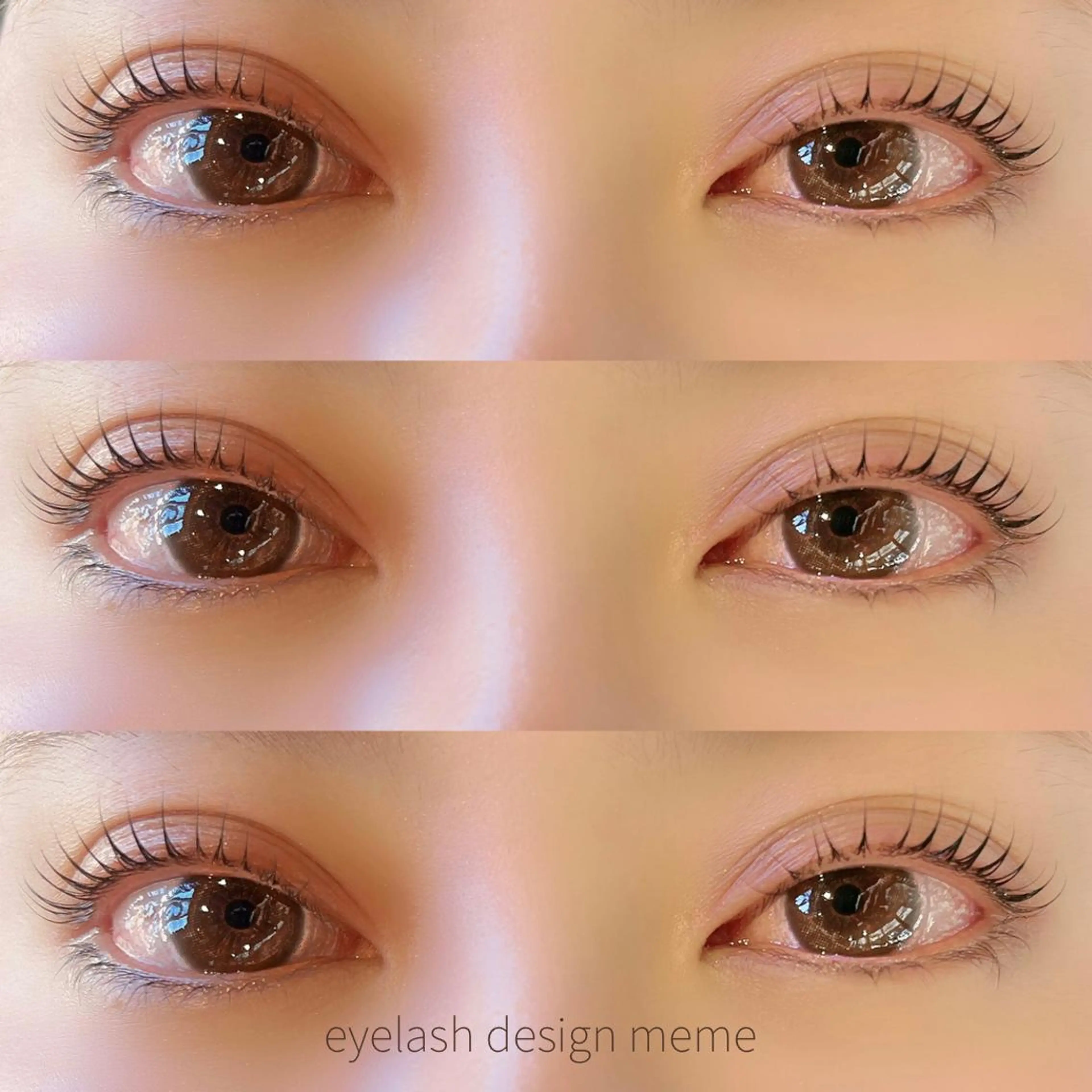 マツエク・マツパ 一重×まつ毛パーマ meme erinaのマツエク・マツパデザイン