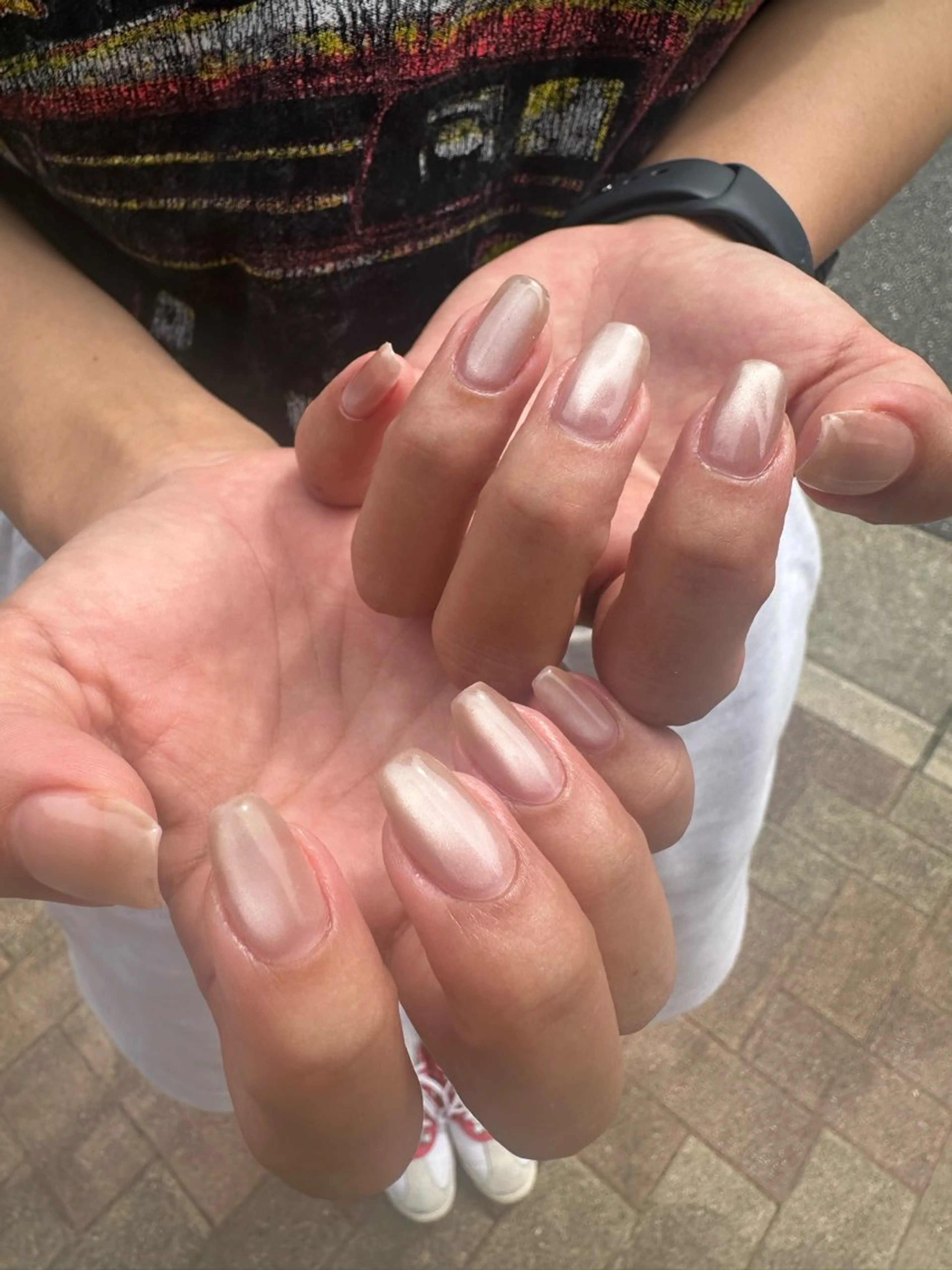 ネイル マグネットネイル マグネットワンカラー ワンカラーネイル TotalBeautysalonCURE所属・CURE 朱梨のマツエク・マツパデザイン