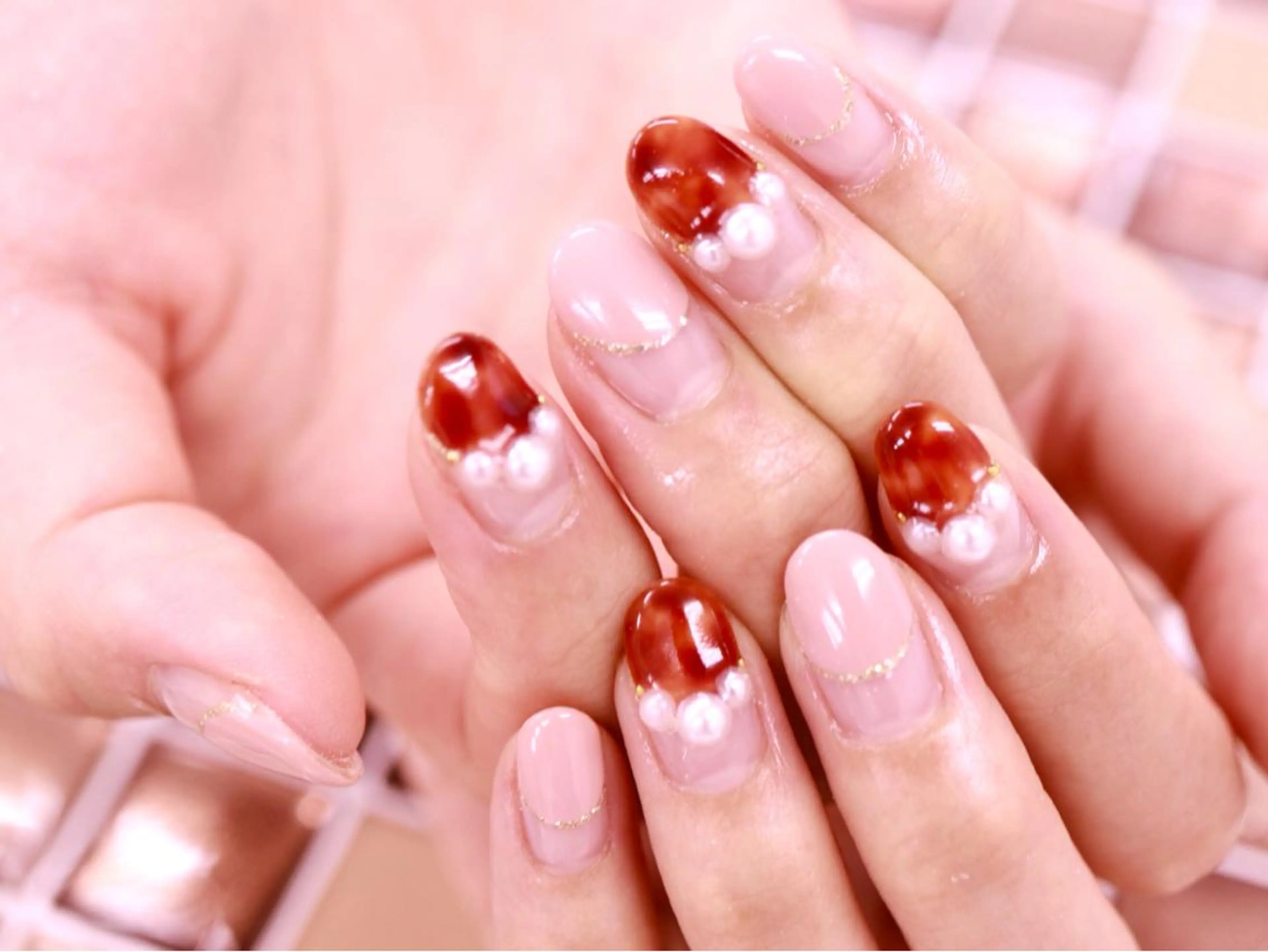ネイル べっ甲ネイル Dolce.Nail 柏店のネイルデザイン