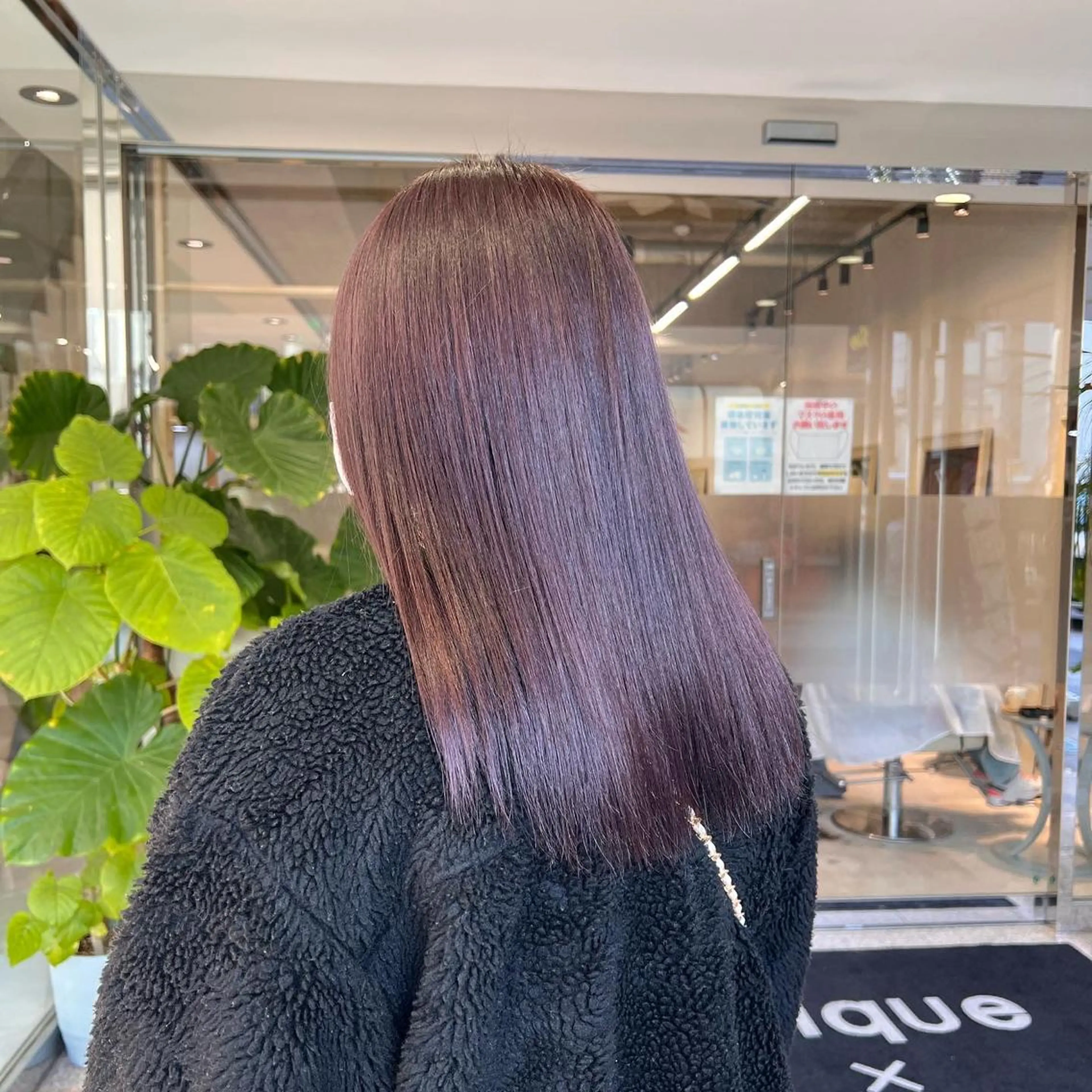 セミロング カラー カシス ヘアカラー 透明感カラー/ボブ / MARIE🍇のヘアスタイル