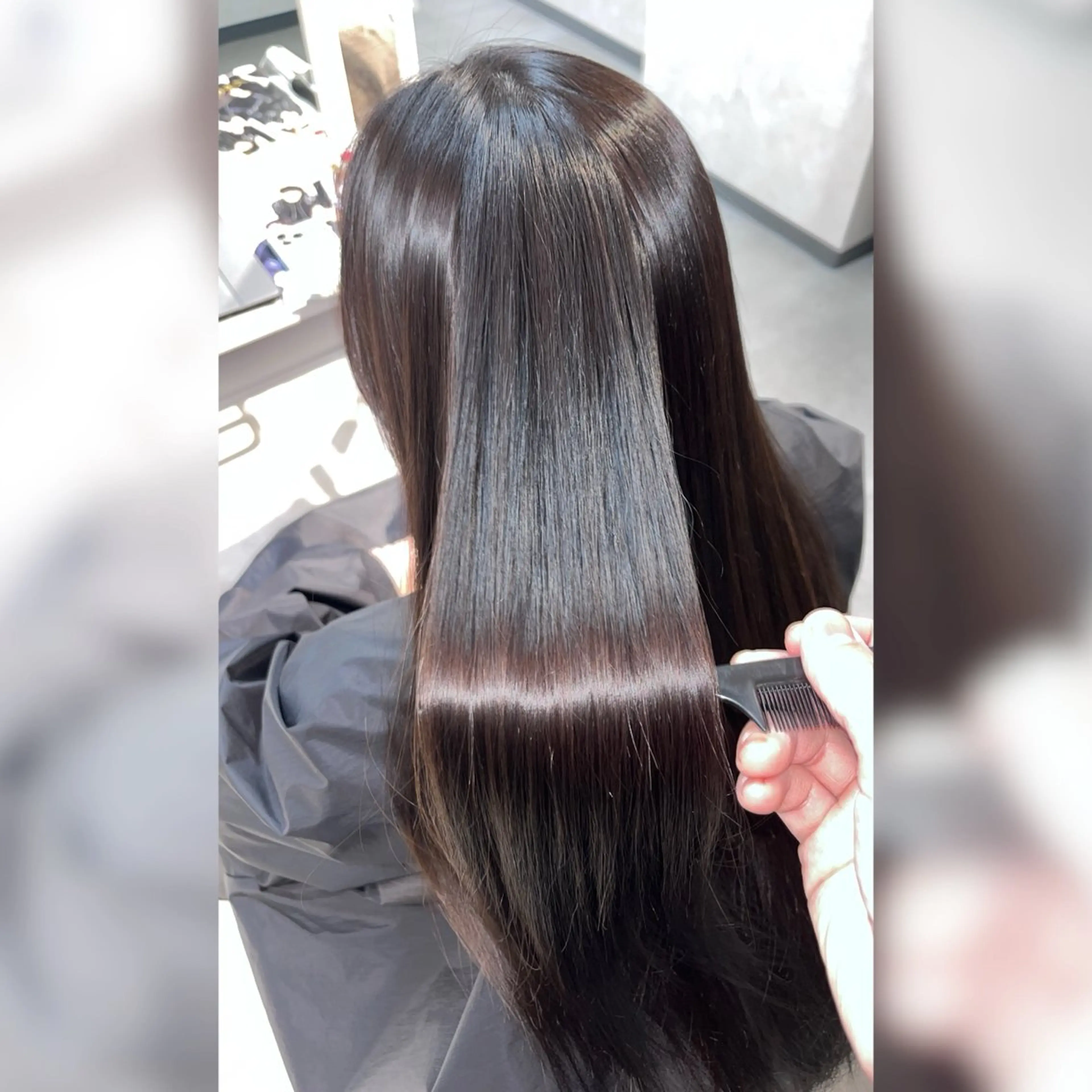 【艶髪ダメージレス】 髪質改善 縮毛矯正 + カット + 超音波5step Trの写真