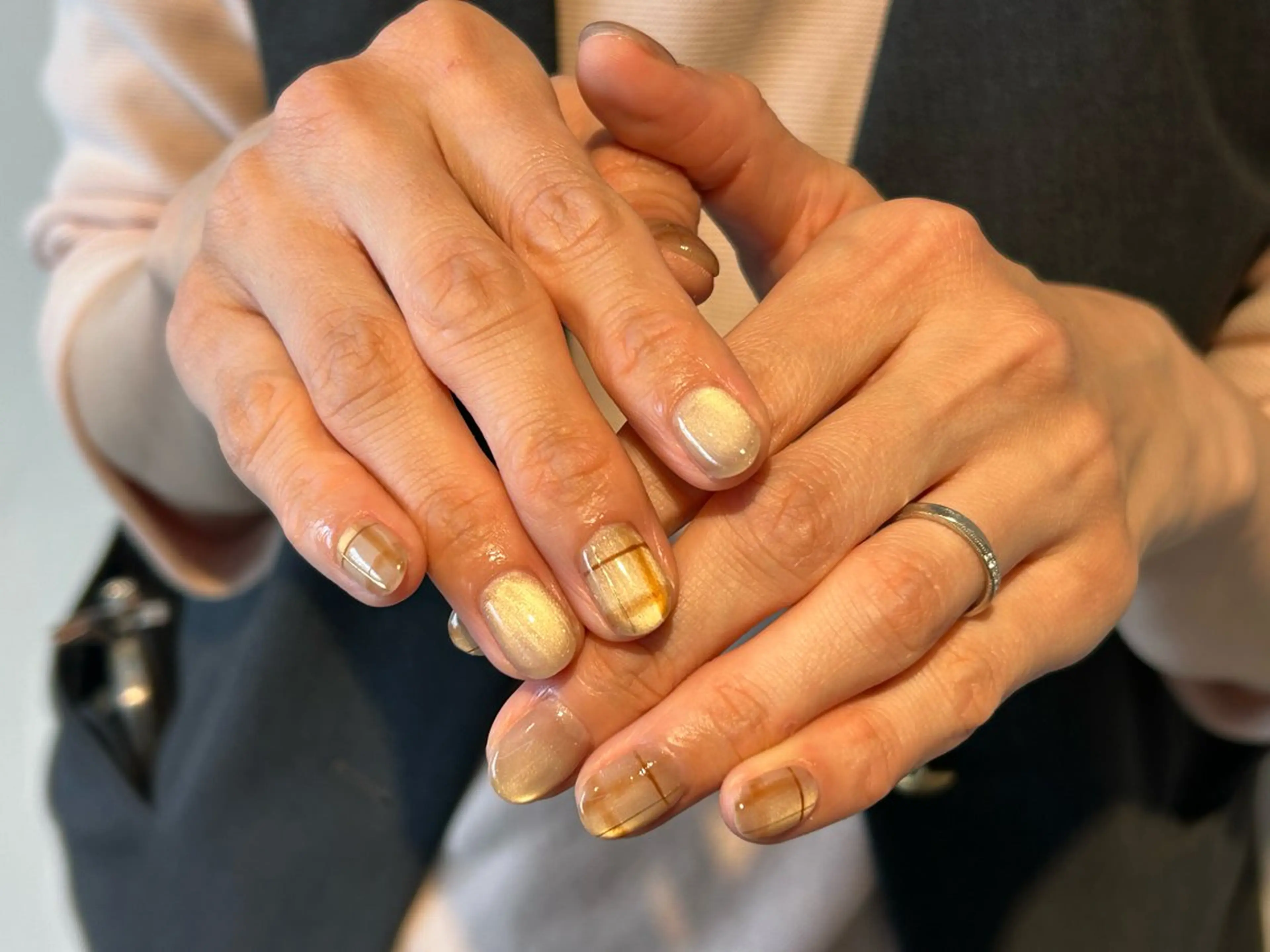 ネイル マグネットネイル ハンドネイル sol nailのネイルデザイン