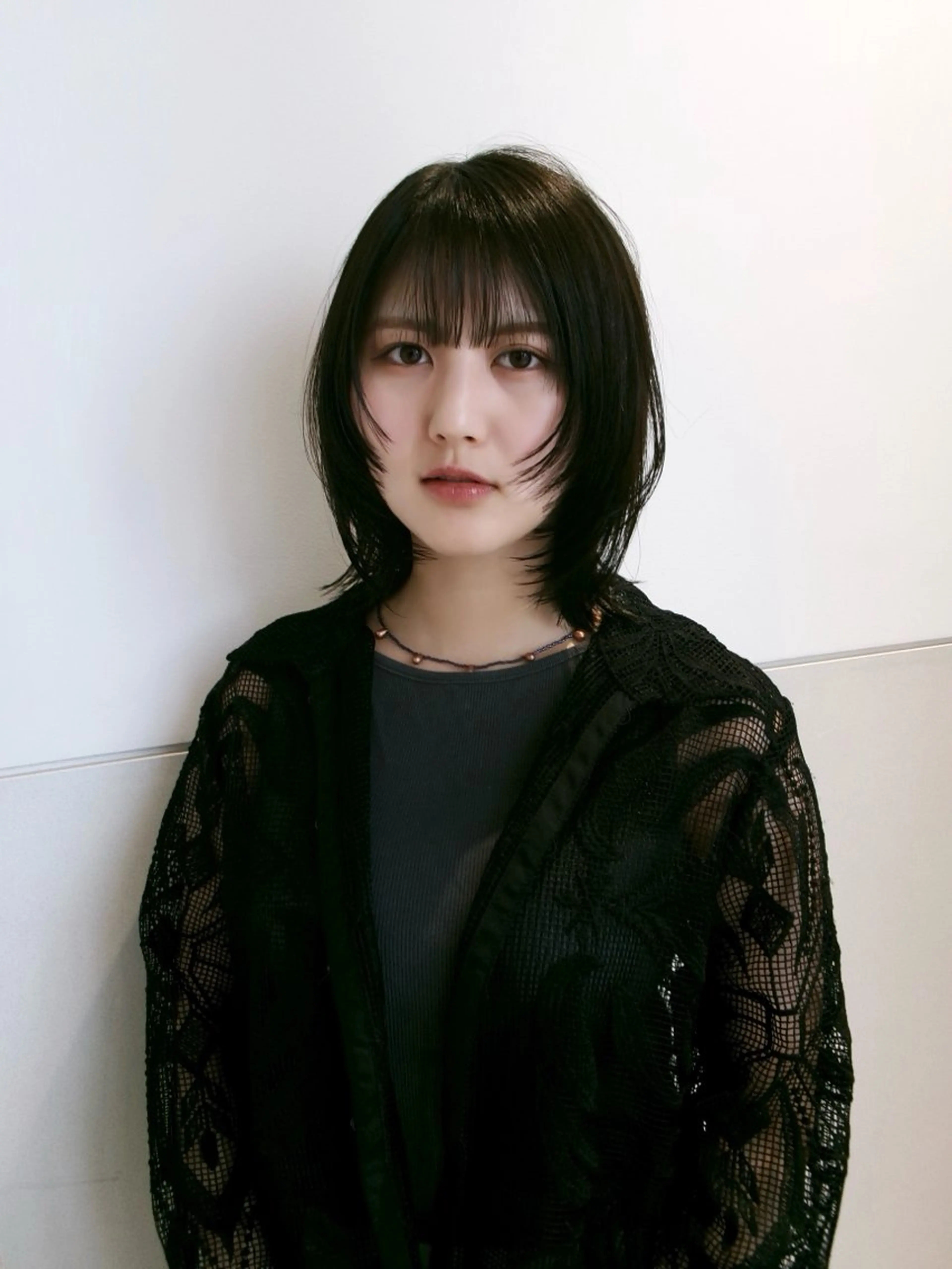 ミディアム ミディアムレイヤー レイヤーカット カット ✂︎ウルフカット /レイヤーカット✂︎のヘアスタイル