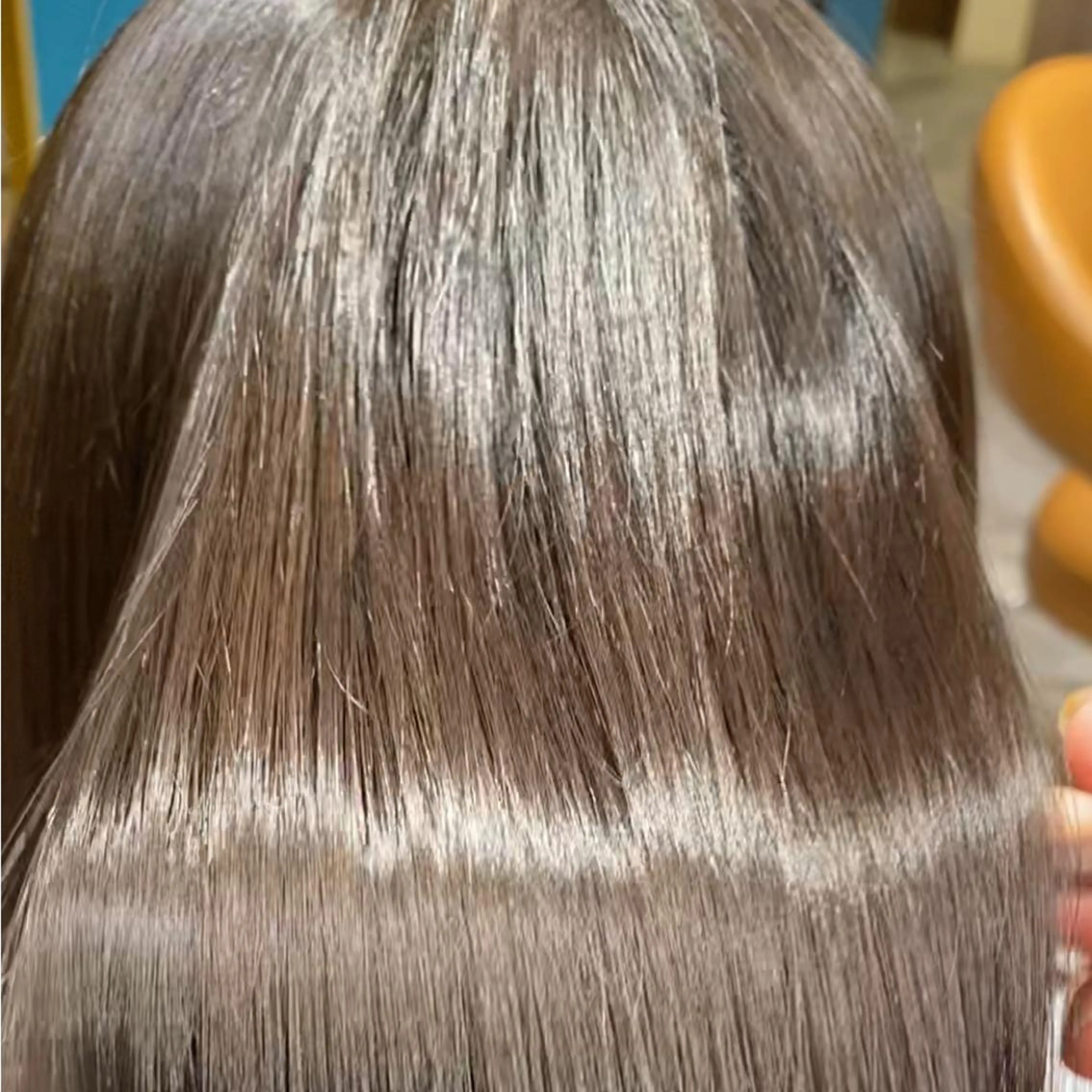 ロング カラー ヘアカラー 縮毛矯正 トリートメント 中谷 明日香のヘアスタイル