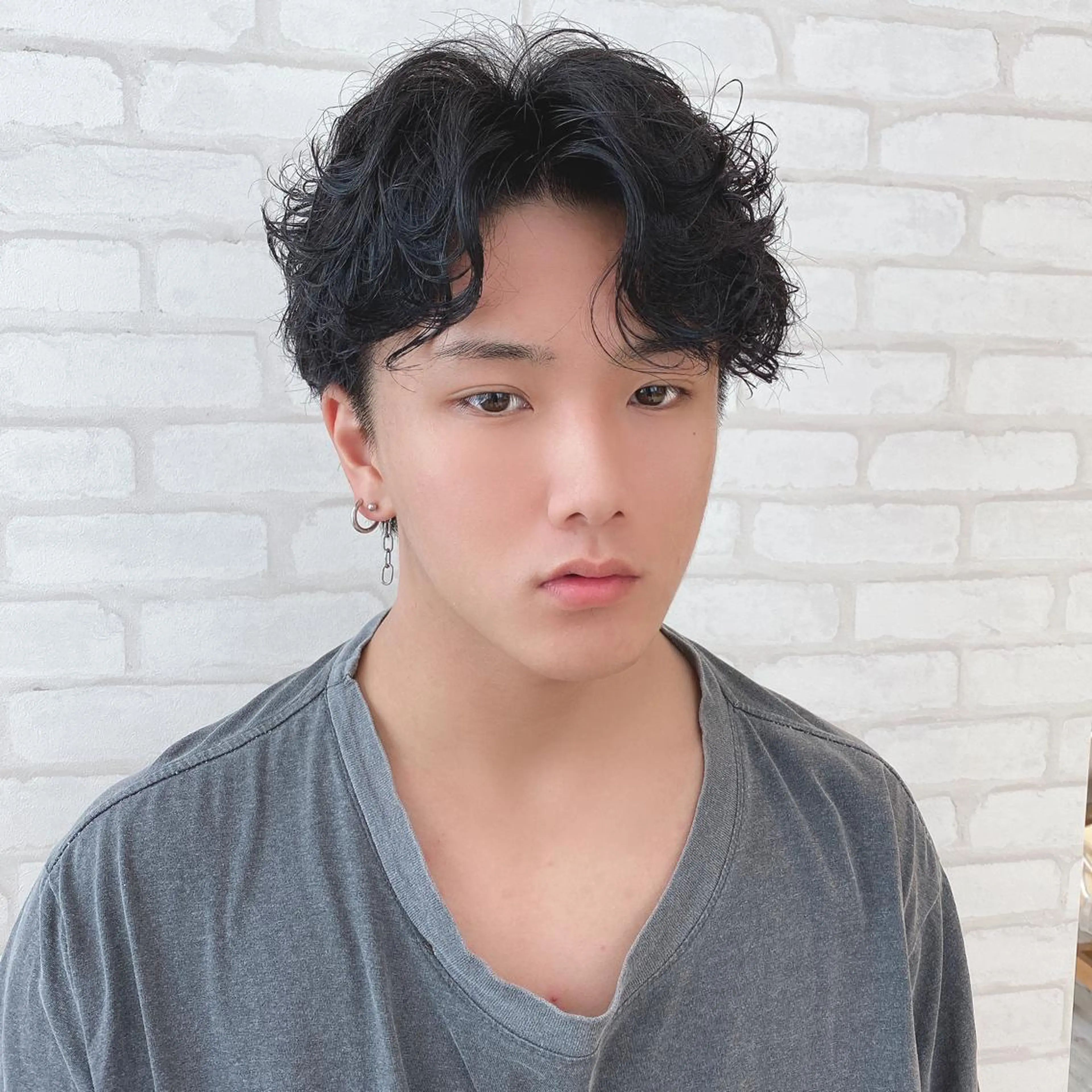 ショート パーマ メンズ abilita AZUSAのヘアスタイル