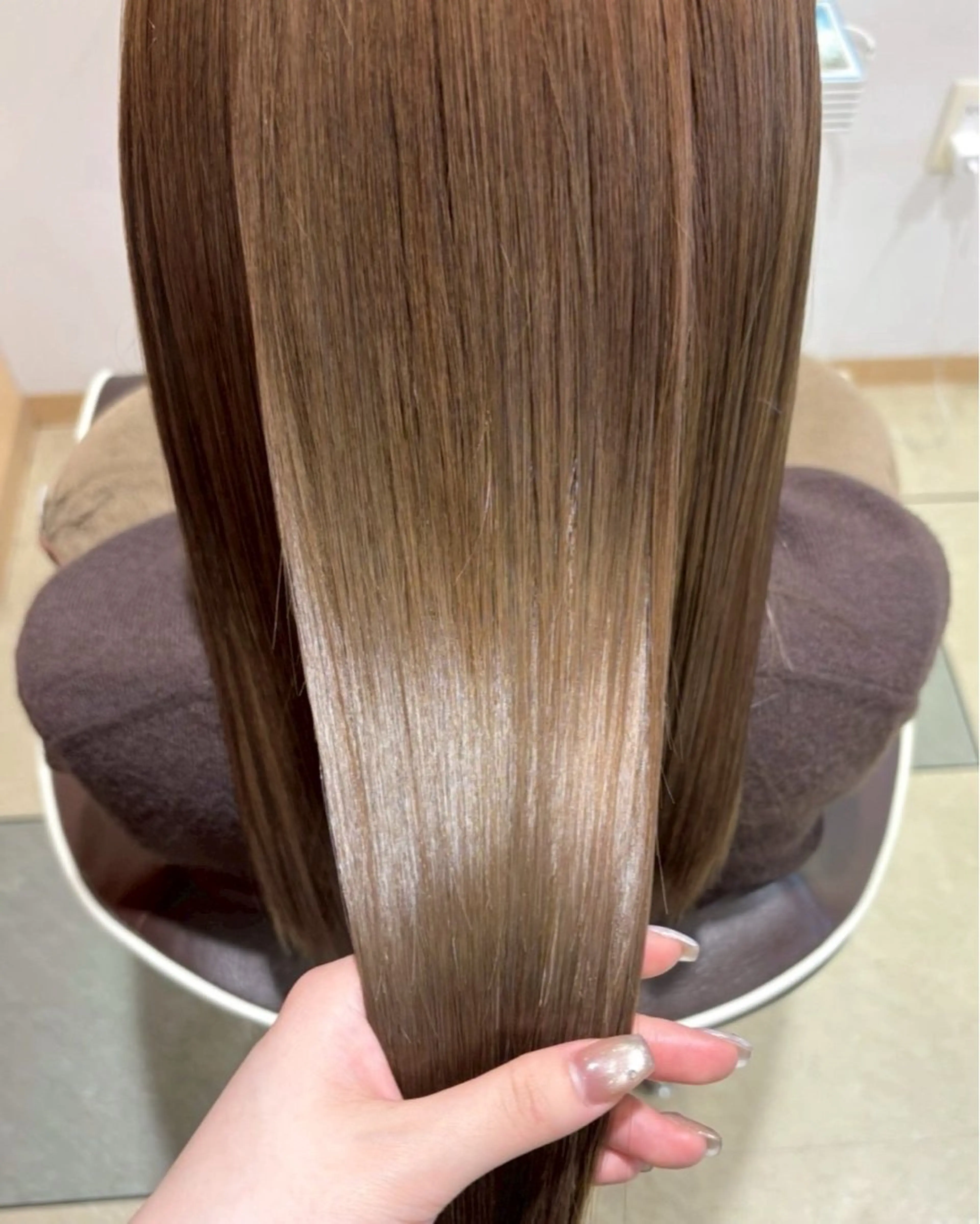 ロング カラー カット ヘアカラー トリートメント ブリーチなし艶カラー /いくののヘアスタイル