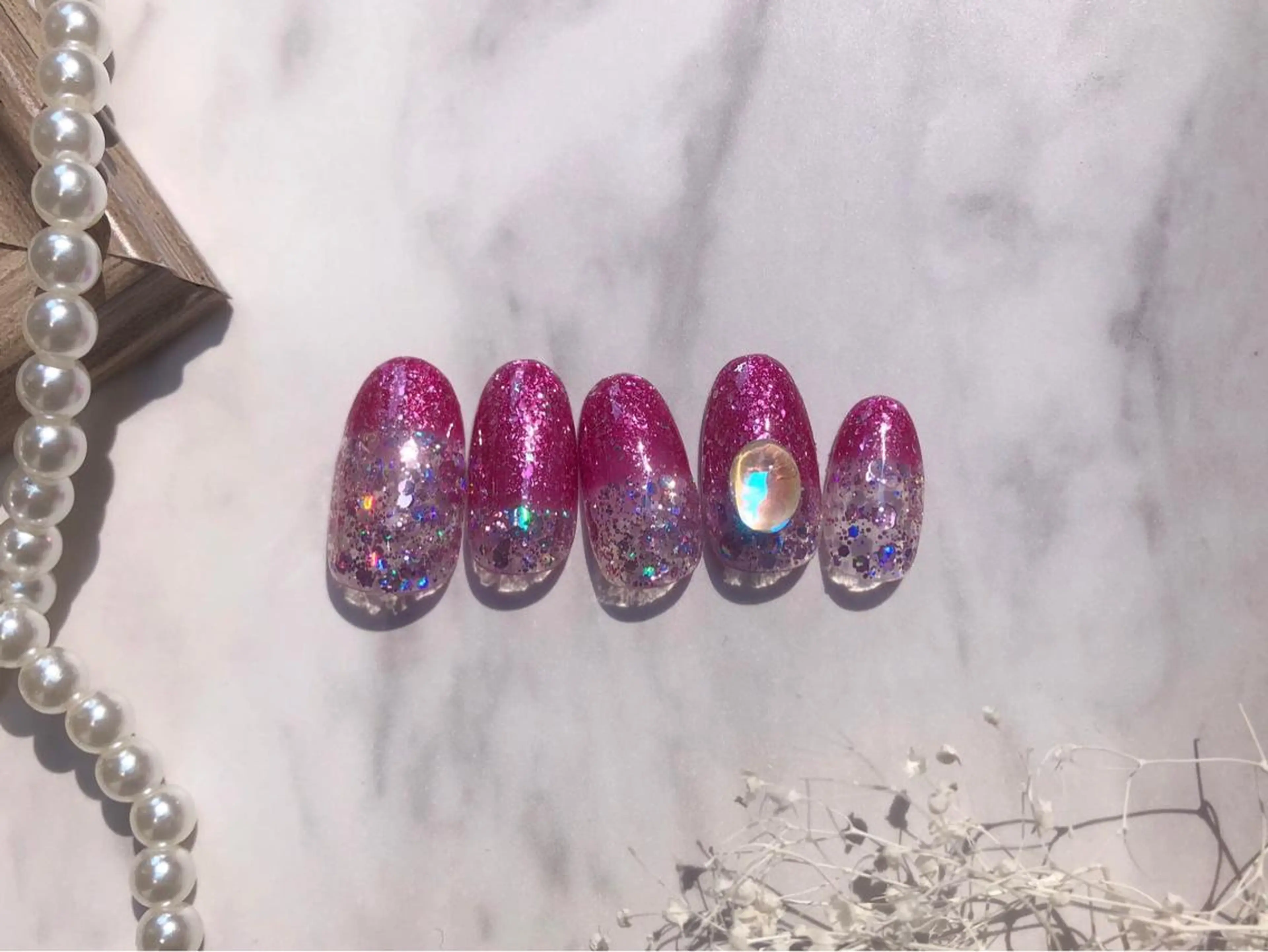 ネイル ハンドネイル ネイルPetit Ribbonのネイルデザイン