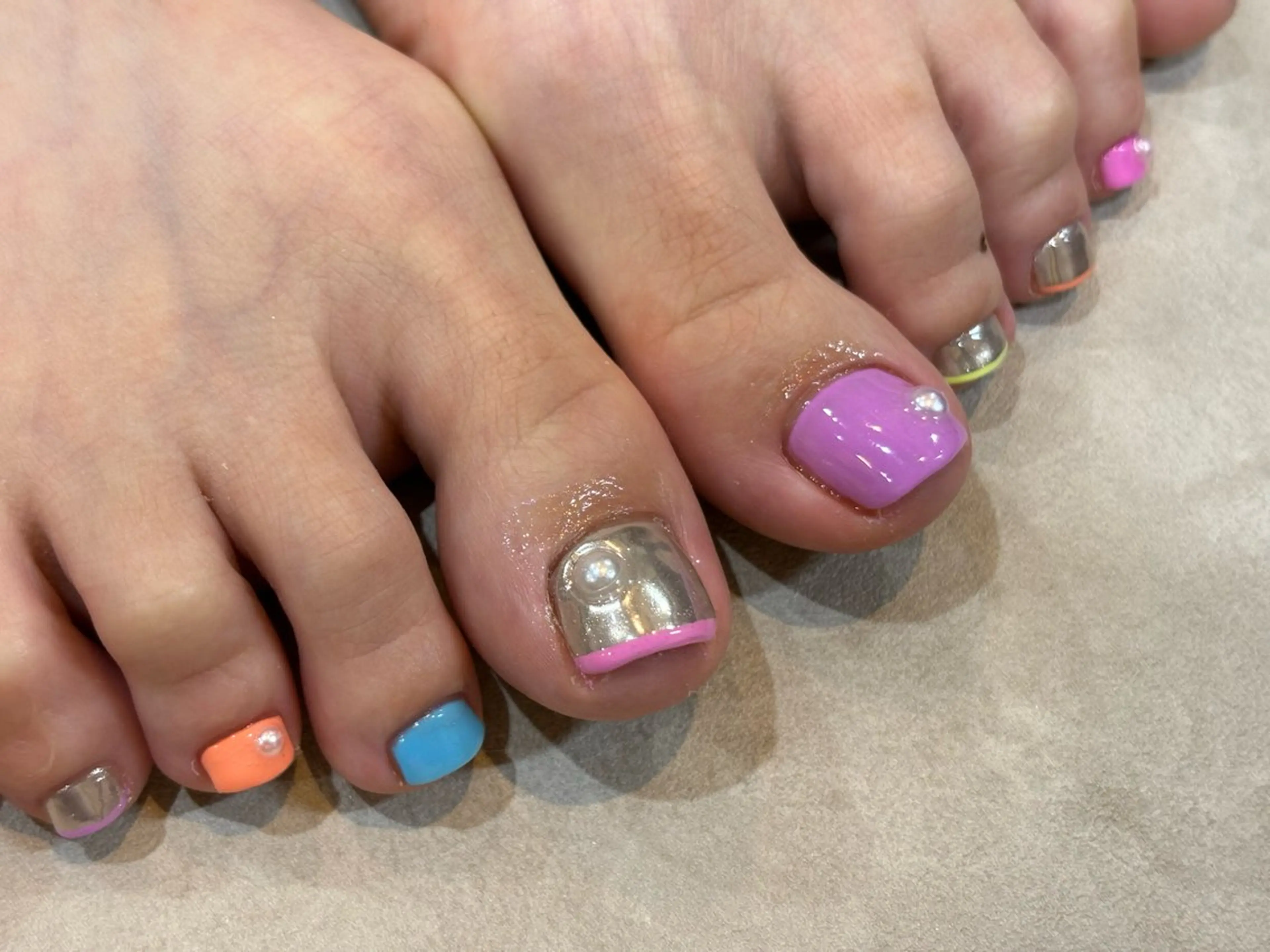 【フットオフ込み】デザインコースの写真