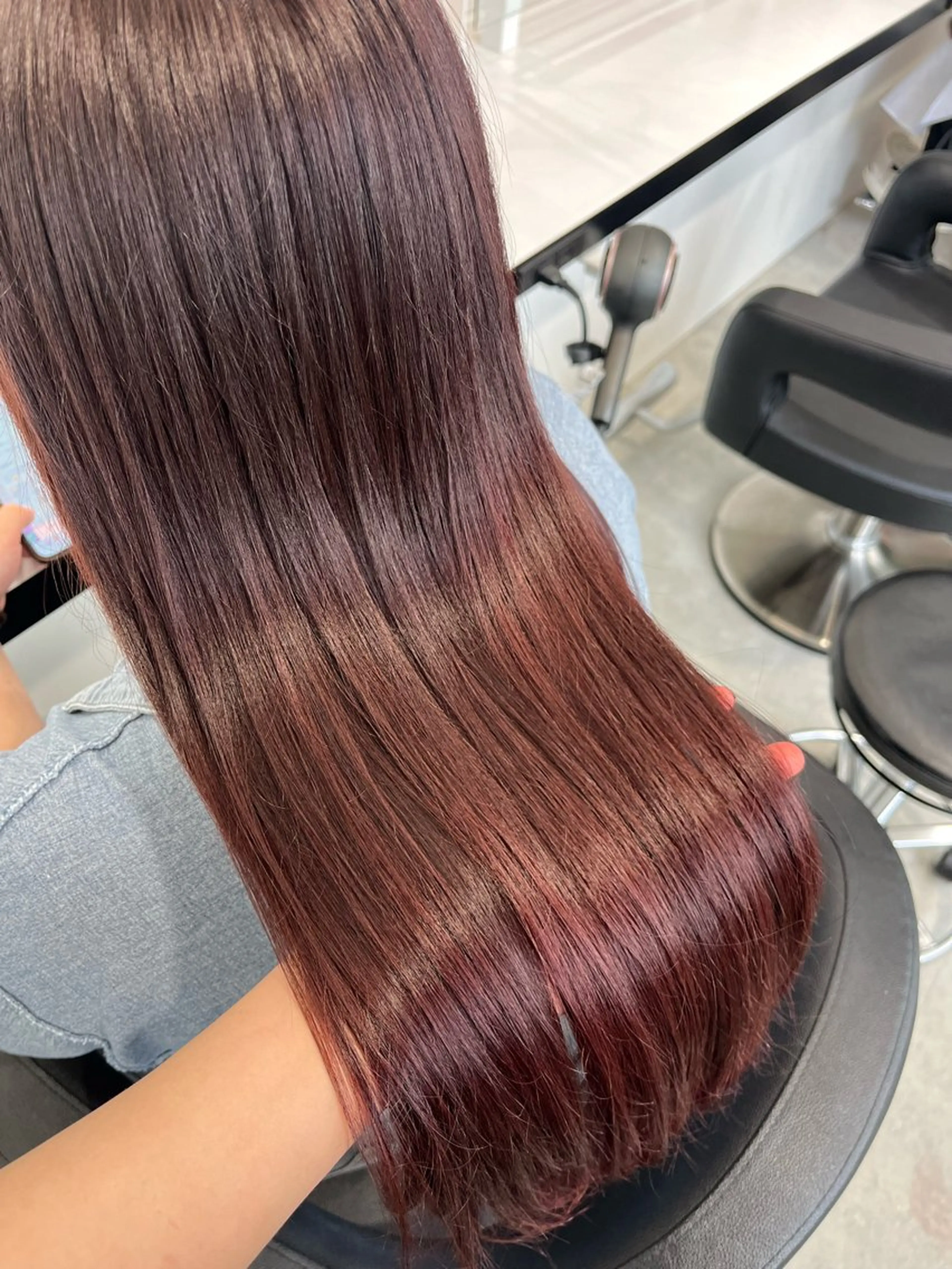 ロング カラー みう/仙台/暖色/ 艶髪/顔周りカット/のヘアスタイル