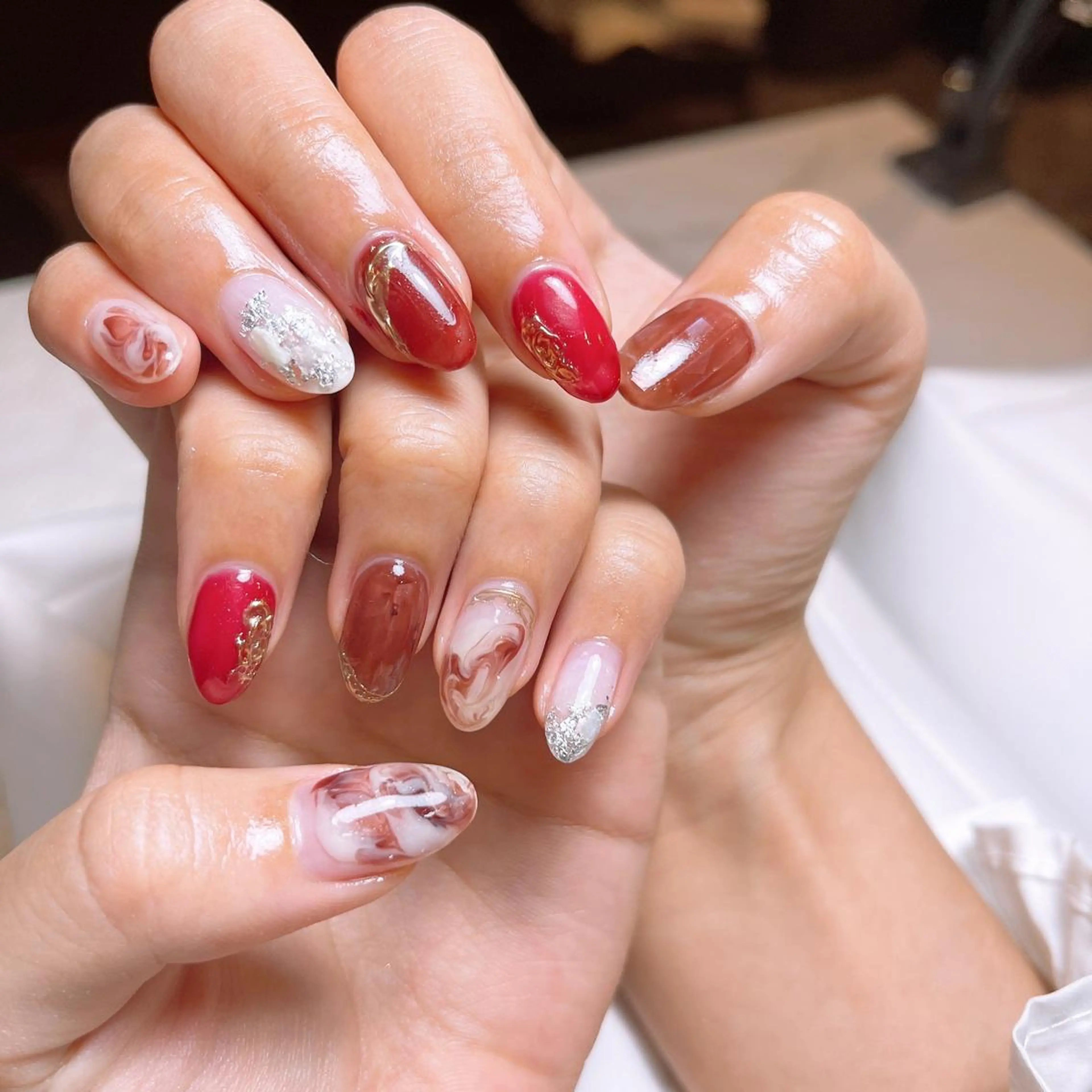 セミロング nailsalon mur.のネイルデザイン