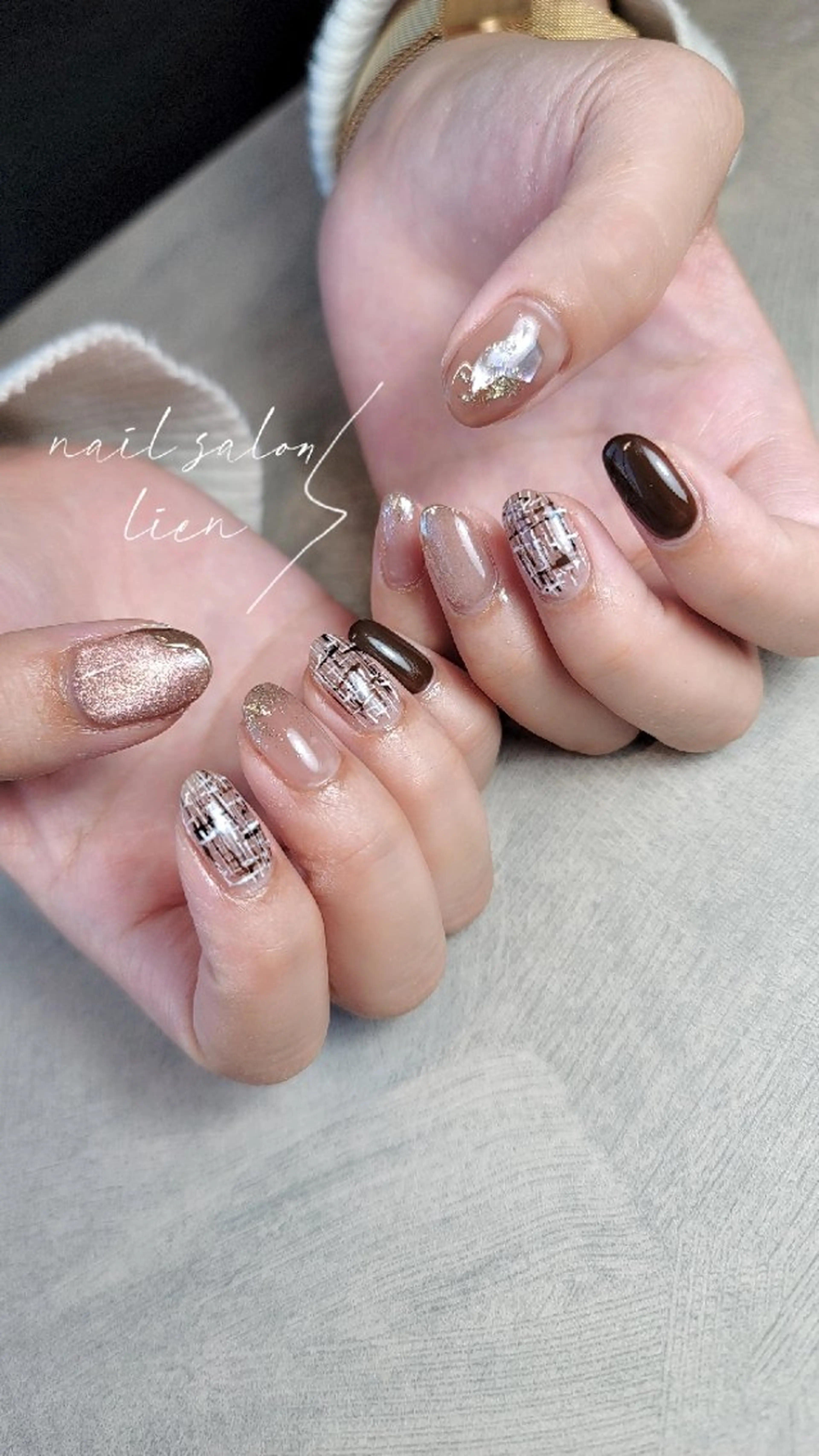 ネイル ハンドネイル プライベートサロン lienのネイルデザイン